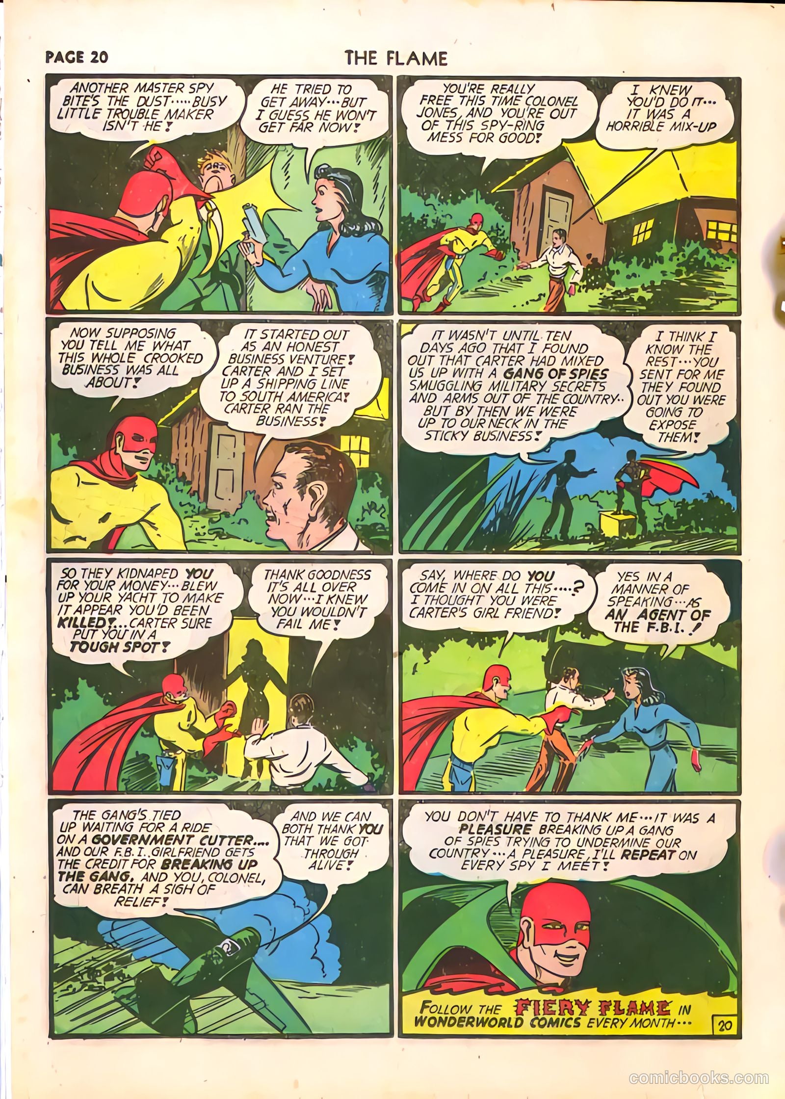 The Flame #4 (1941) — page 21 of 67