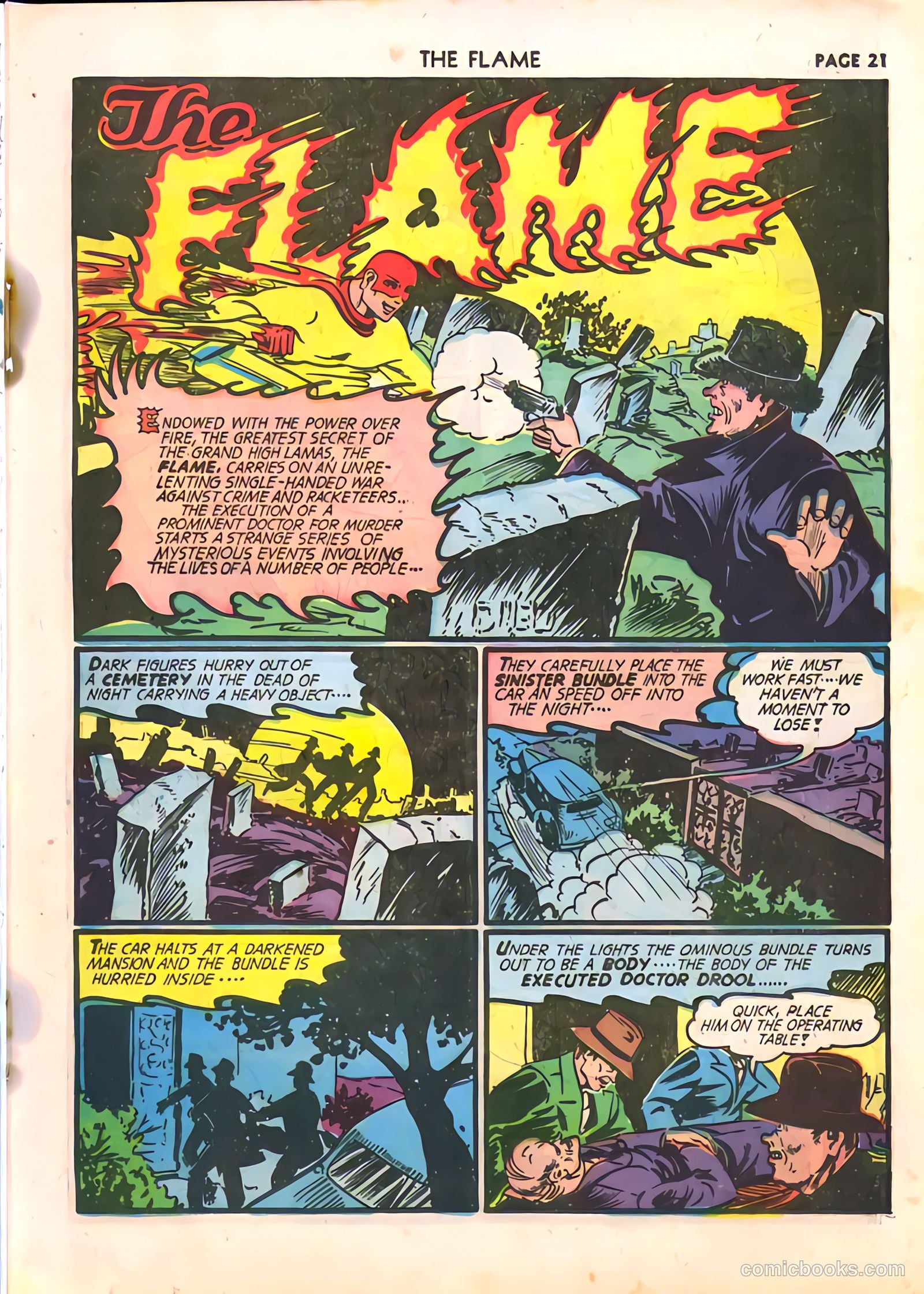 The Flame #4 (1941) — page 22 of 67