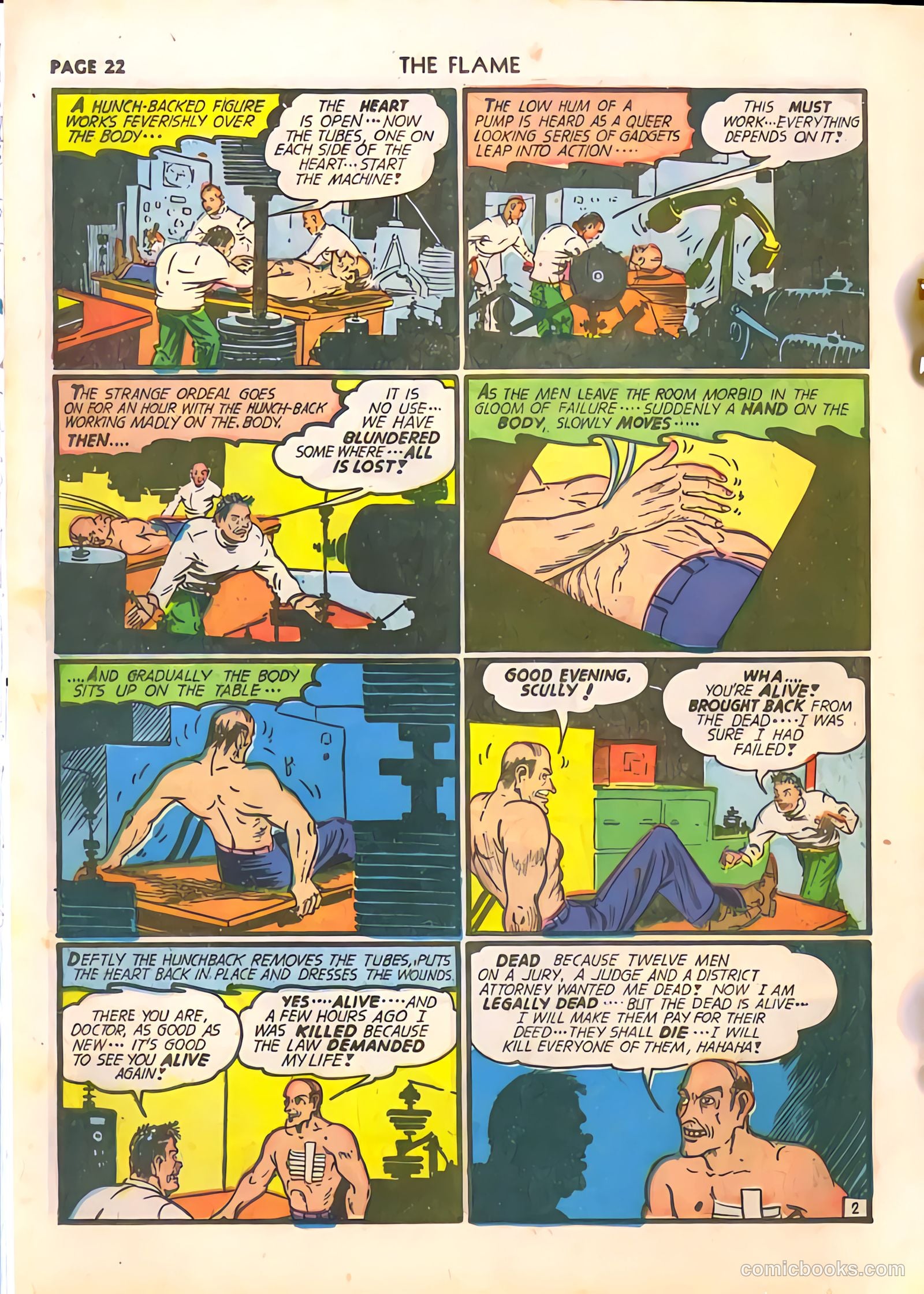 The Flame #4 (1941) — page 23 of 67