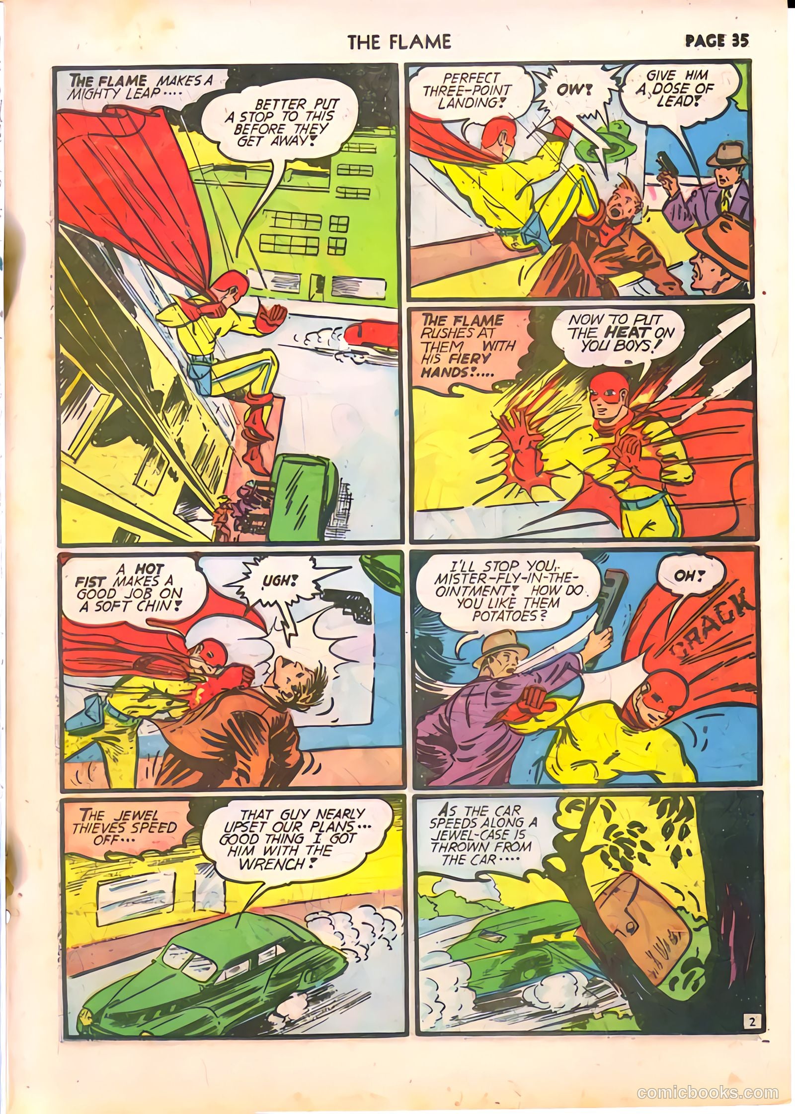 The Flame #4 (1941) — page 35 of 67
