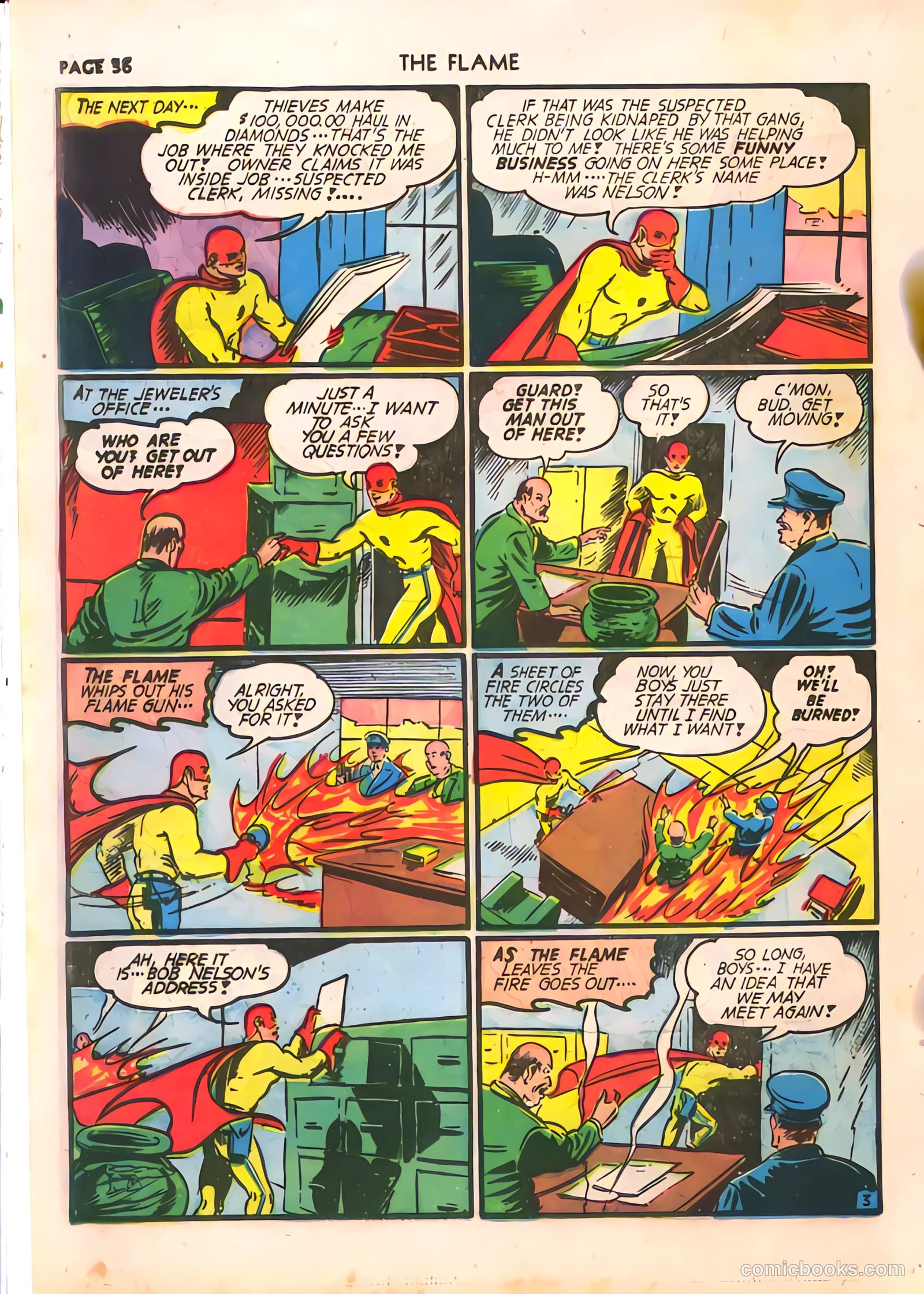 The Flame #4 (1941) — page 36 of 67