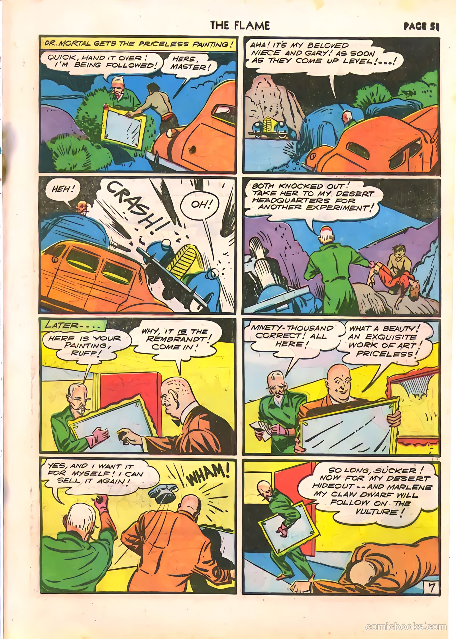 The Flame #4 (1941) — page 51 of 67