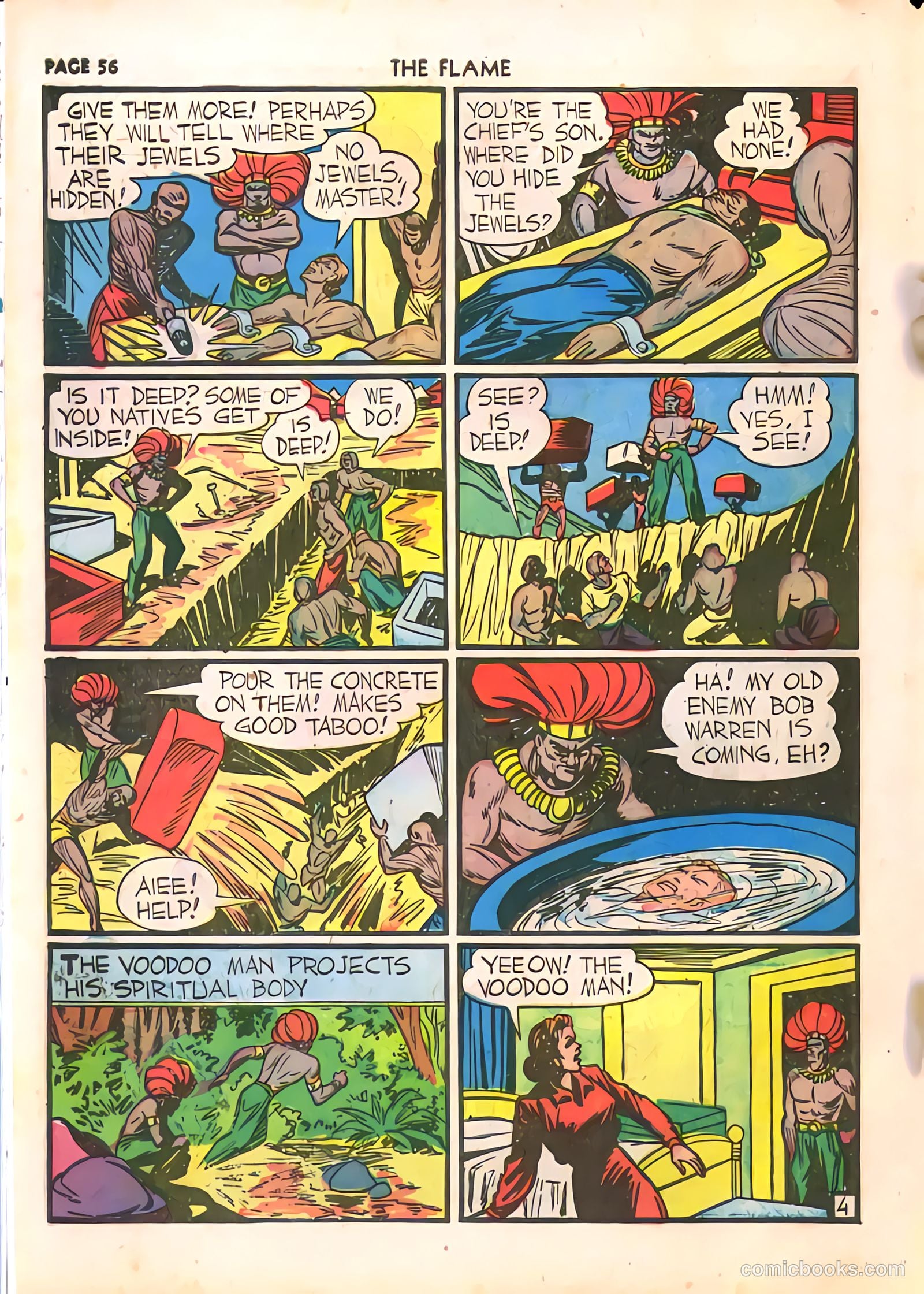The Flame #4 (1941) — page 56 of 67