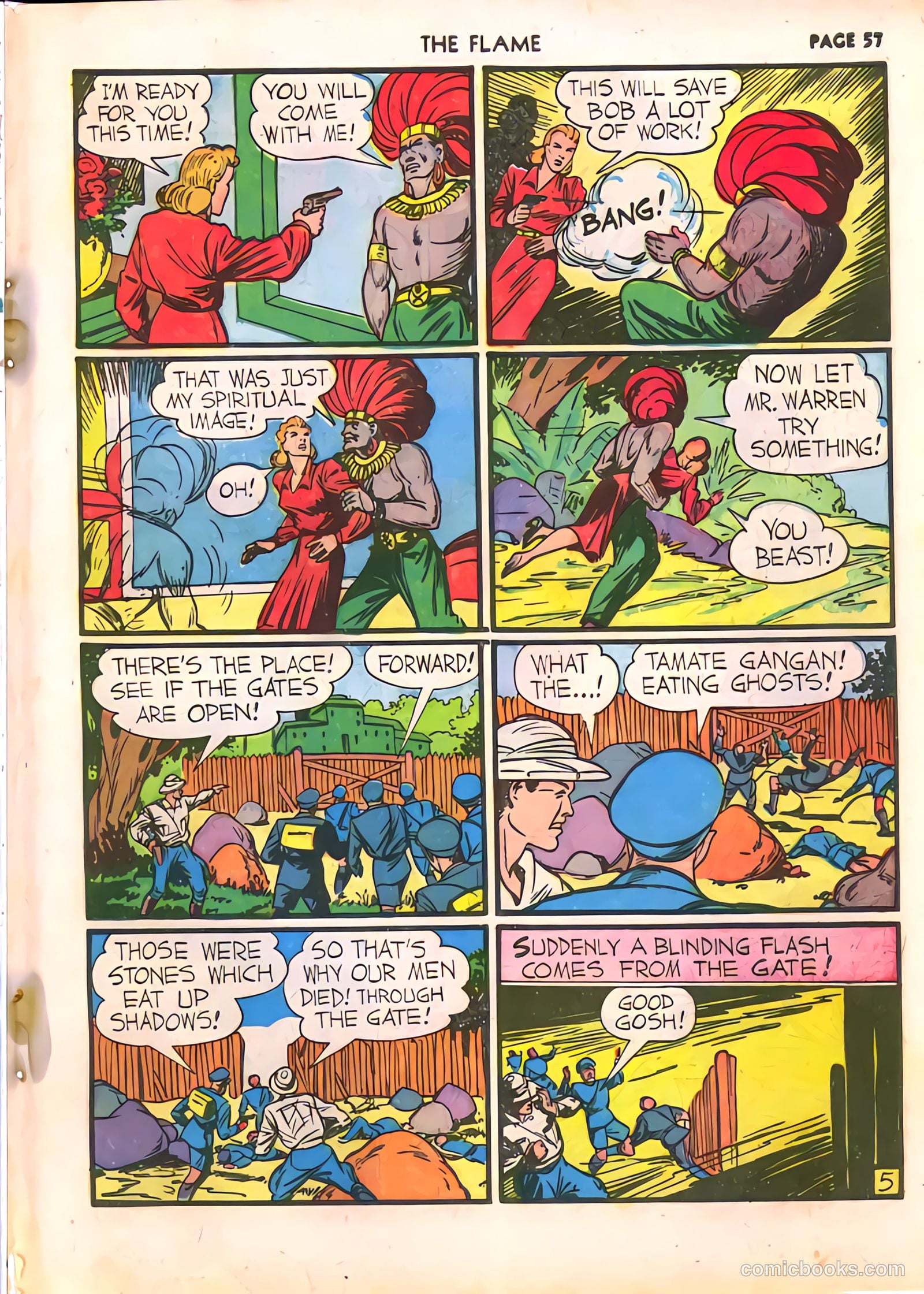 The Flame #4 (1941) — page 57 of 67
