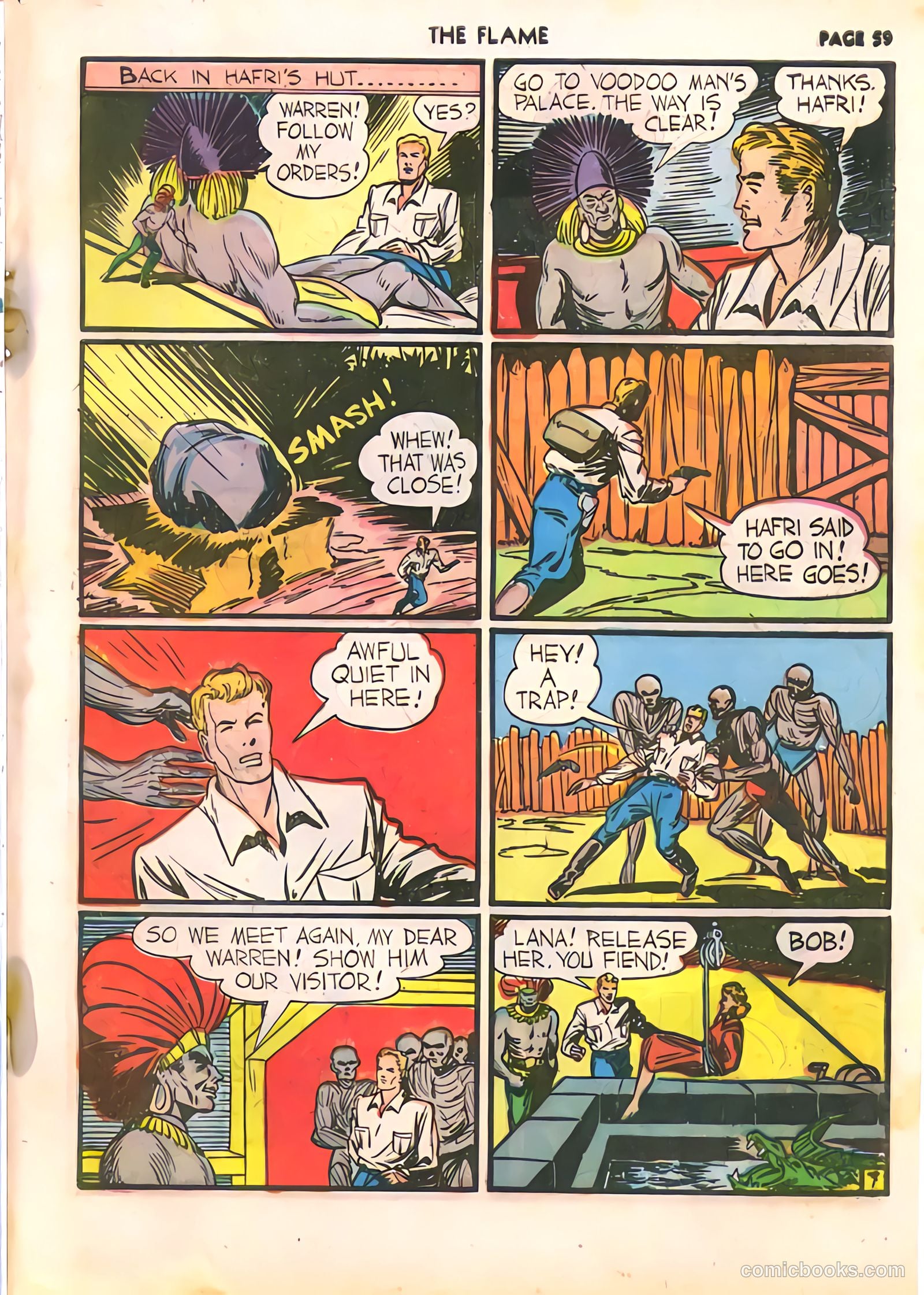 The Flame #4 (1941) — page 59 of 67