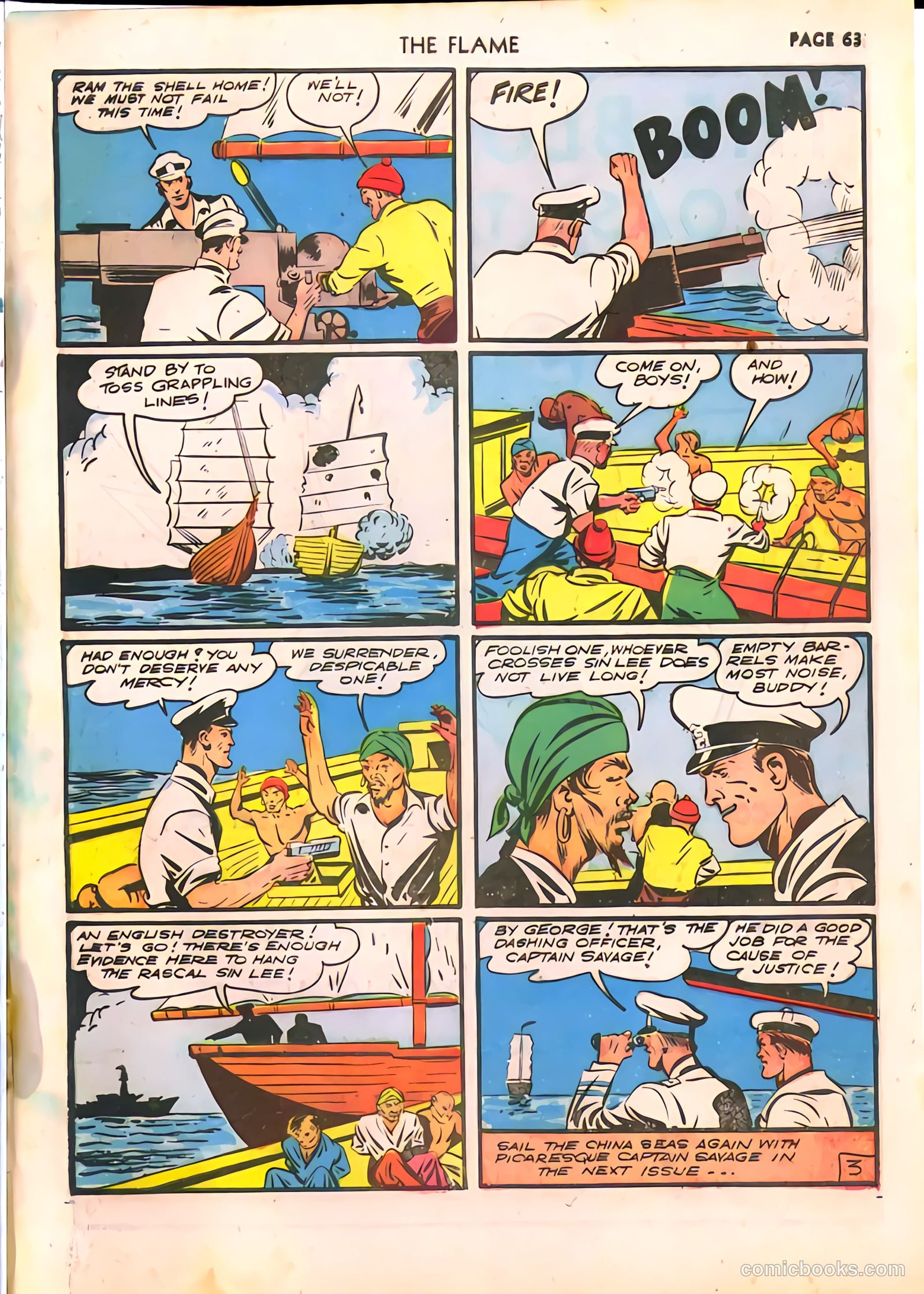 The Flame #4 (1941) — page 63 of 67