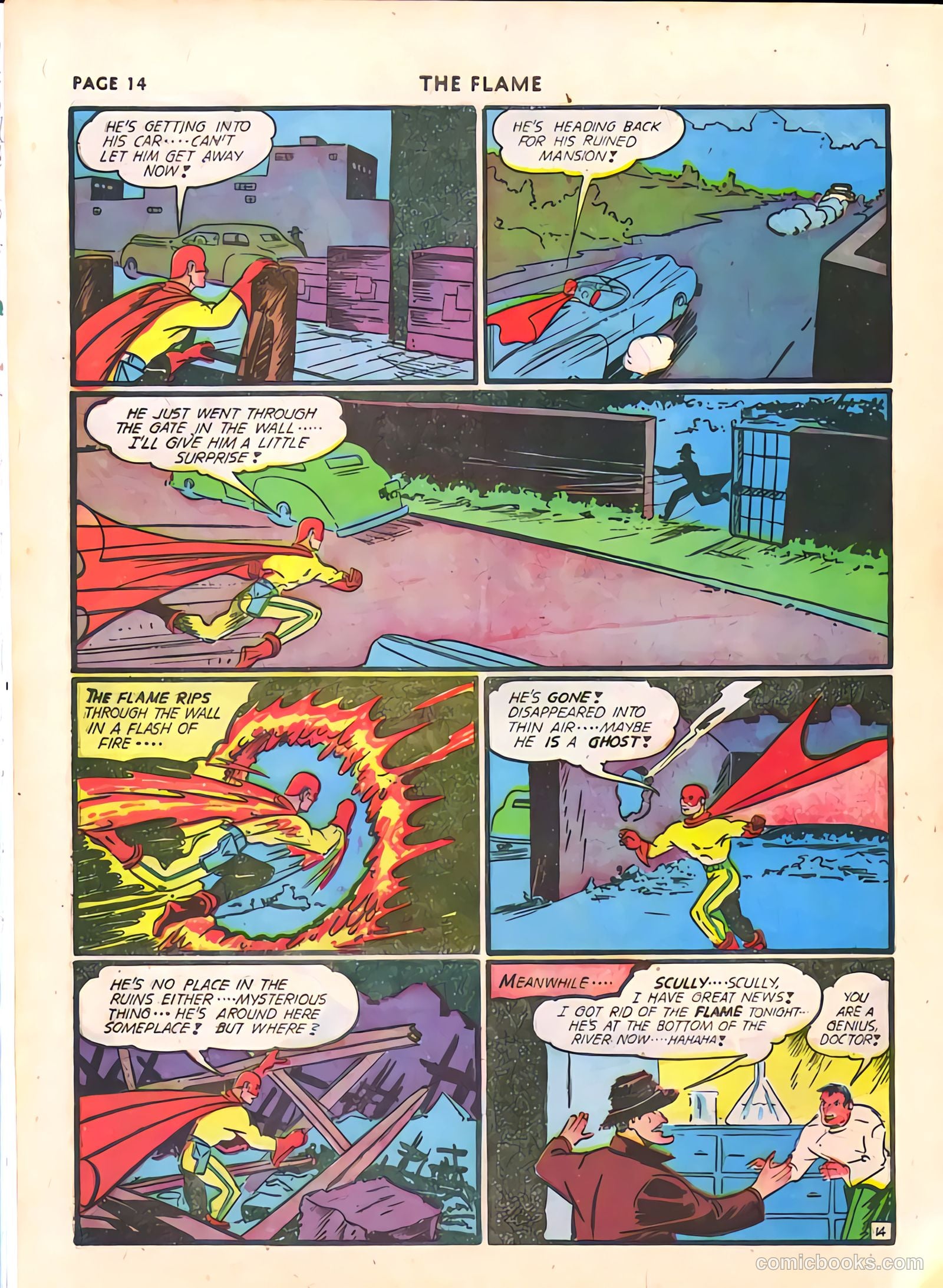 The Flame #5 (1941) — page 16 of 67