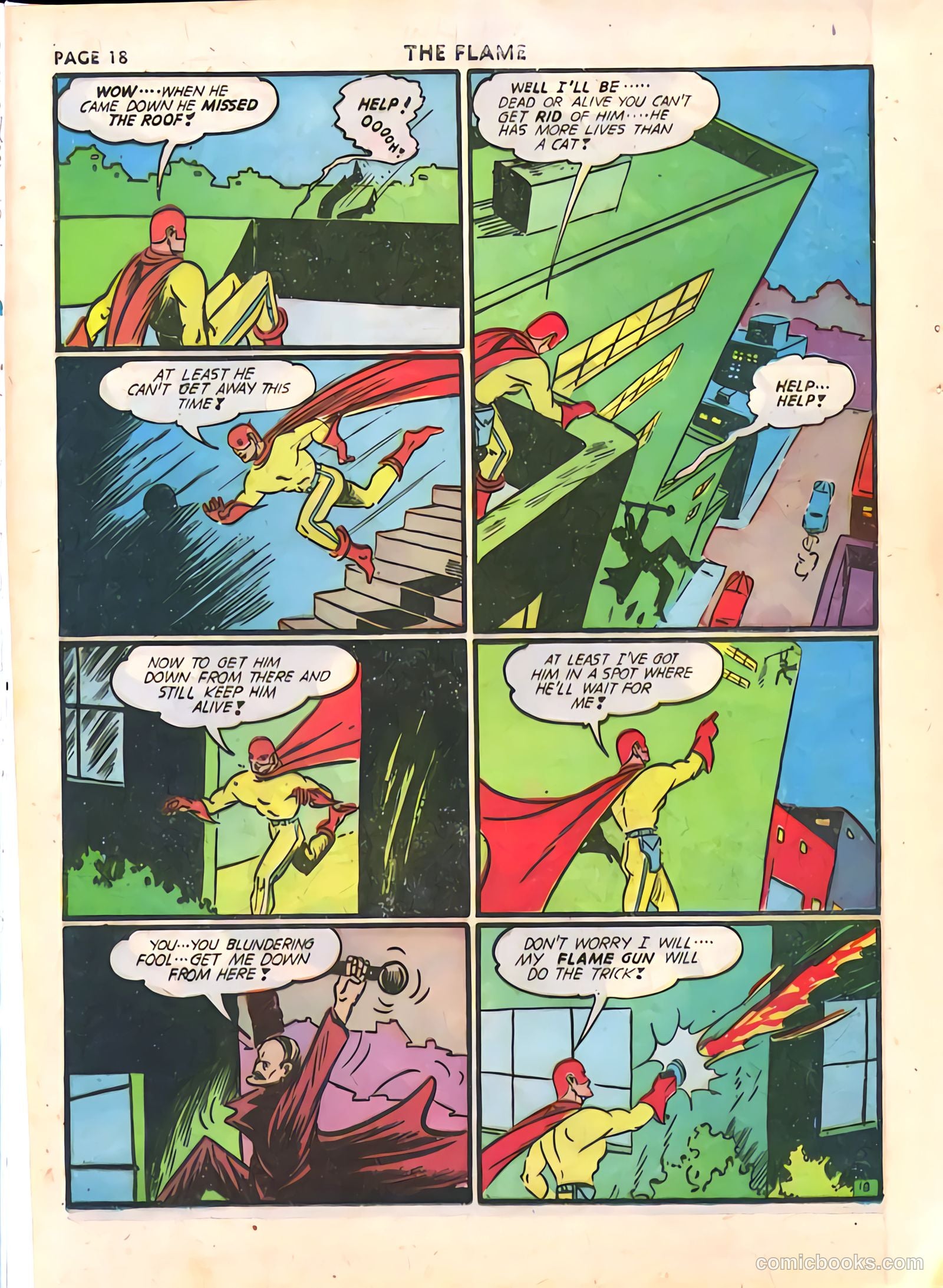 The Flame #5 (1941) — page 20 of 67