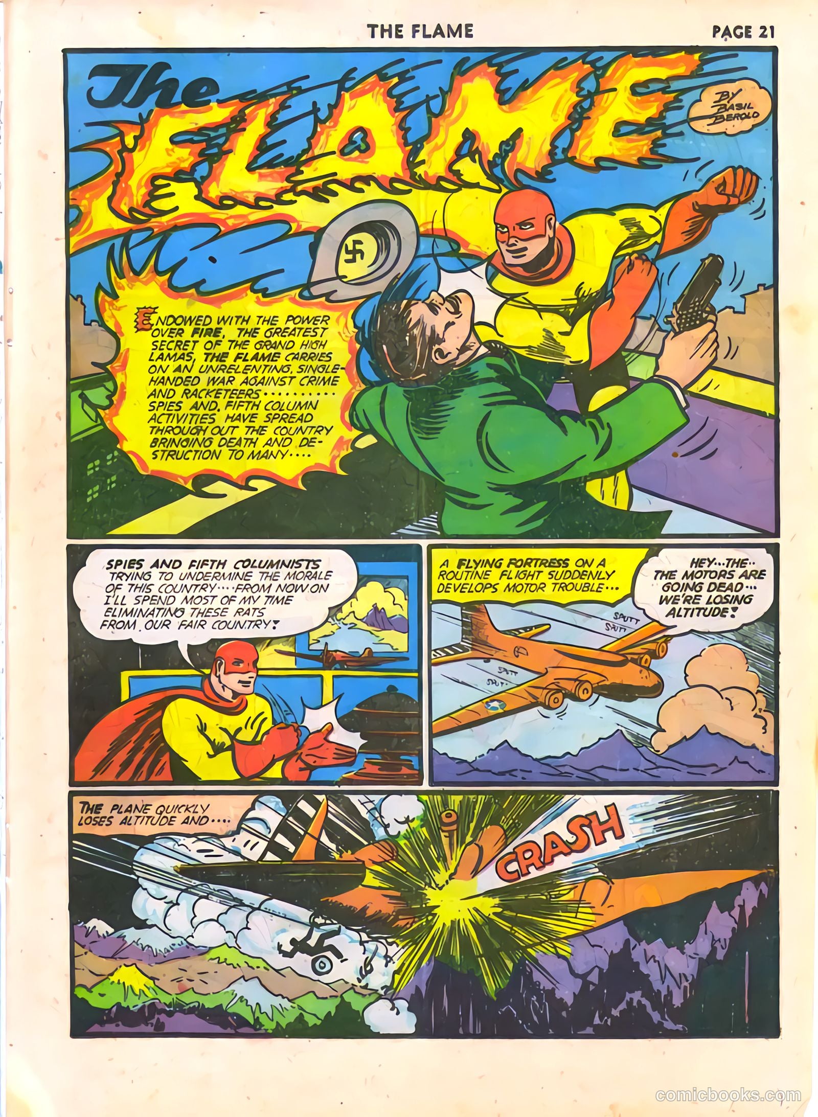 The Flame #5 (1941) — page 23 of 67