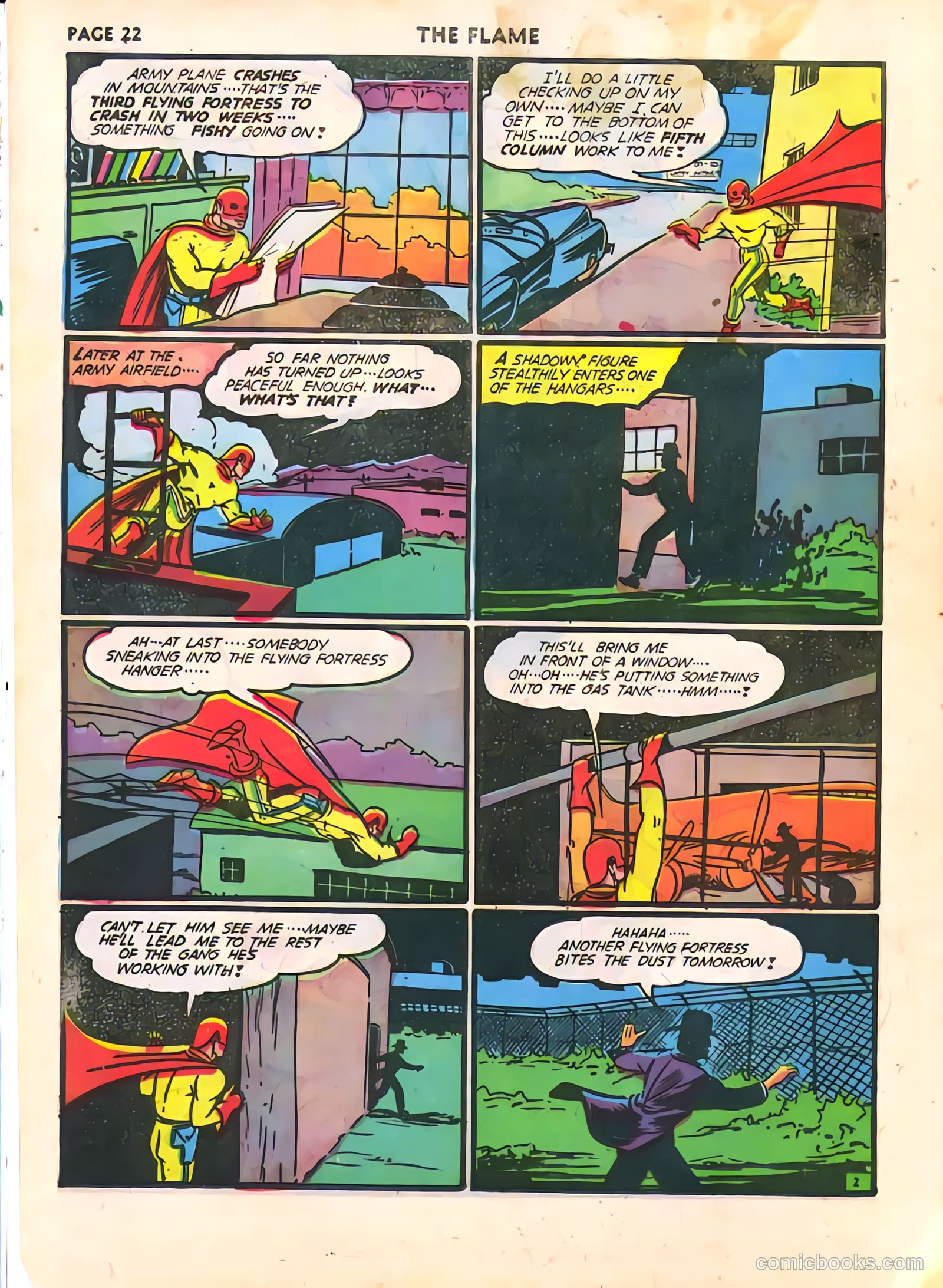 The Flame #5 (1941) — page 24 of 67