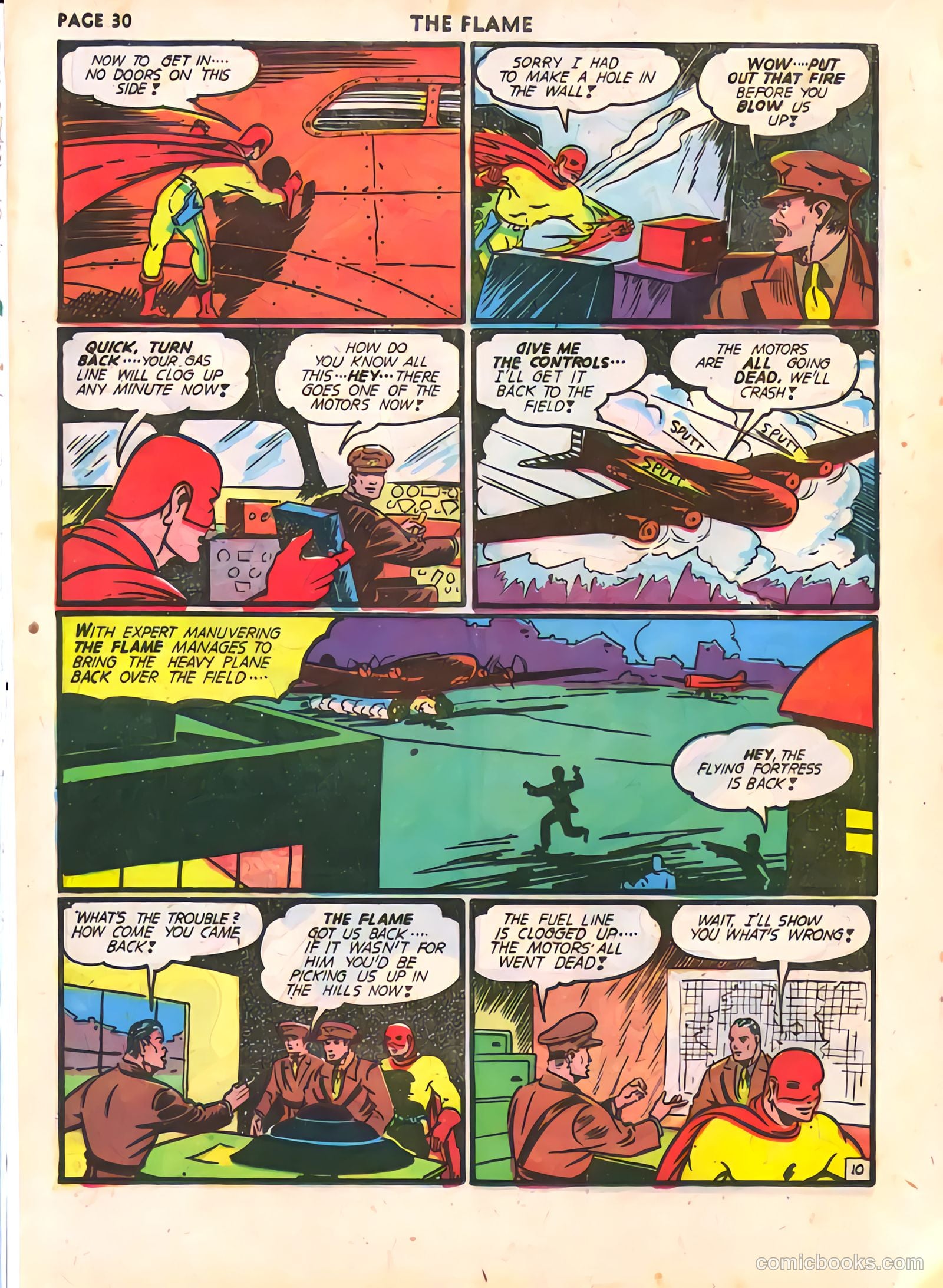 The Flame #5 (1941) — page 32 of 67