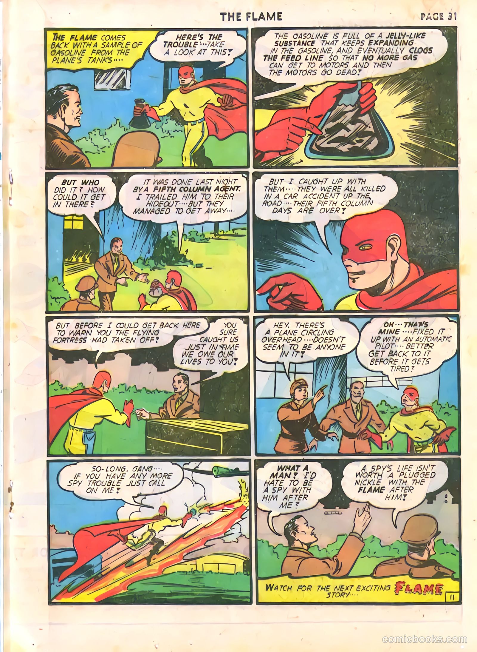 The Flame #5 (1941) — page 33 of 67
