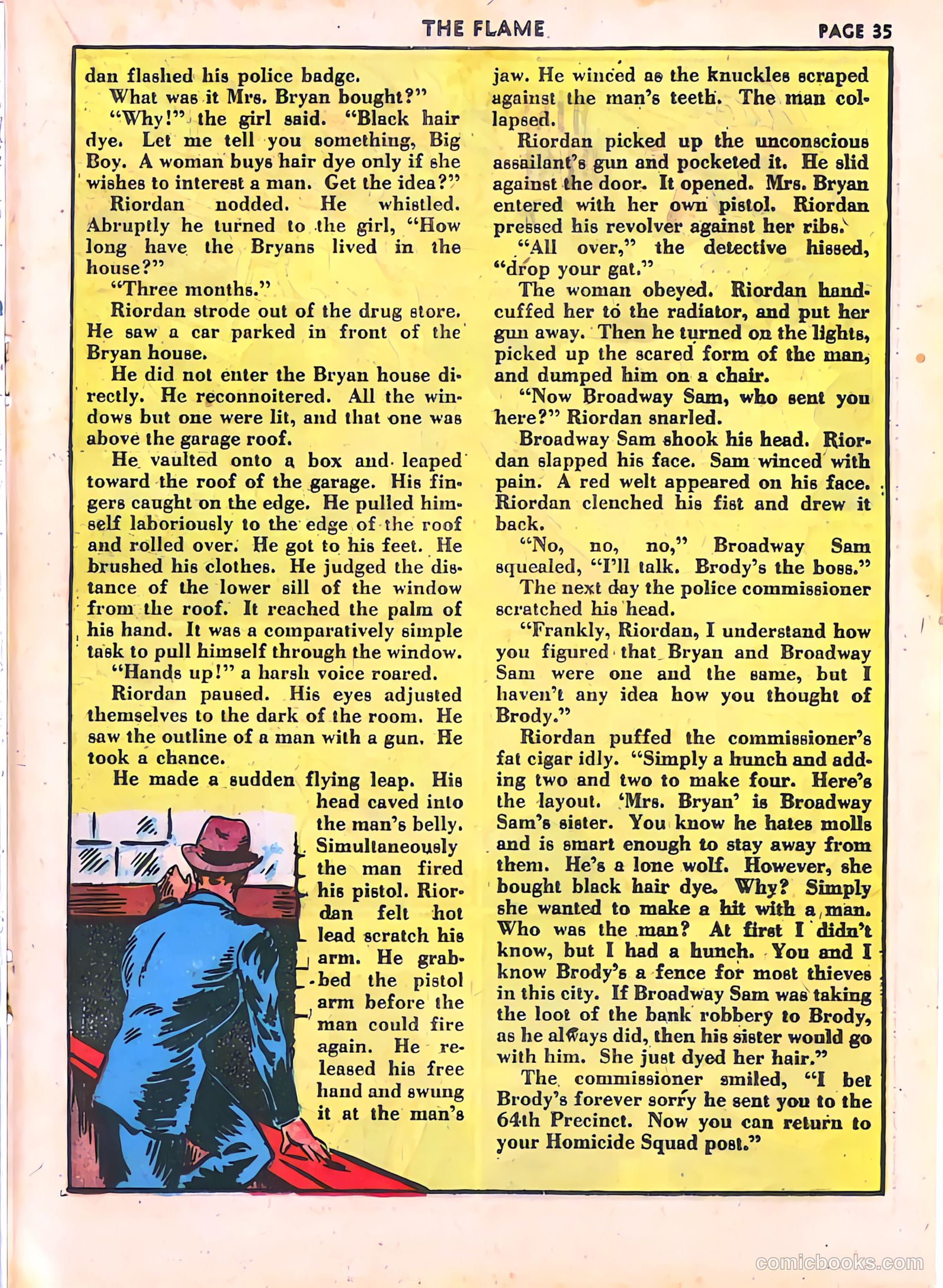 The Flame #5 (1941) — page 36 of 67