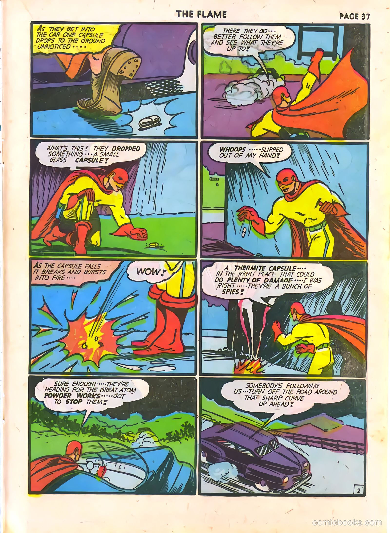 The Flame #5 (1941) — page 38 of 67