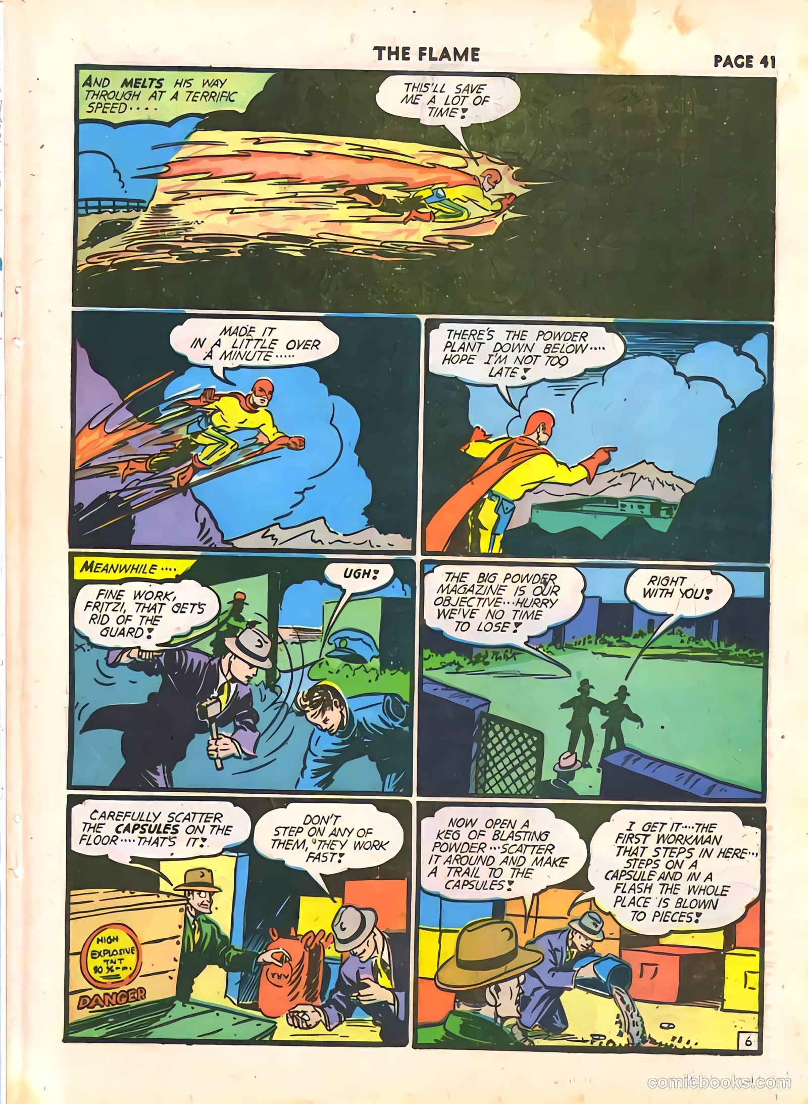 The Flame #5 (1941) — page 42 of 67
