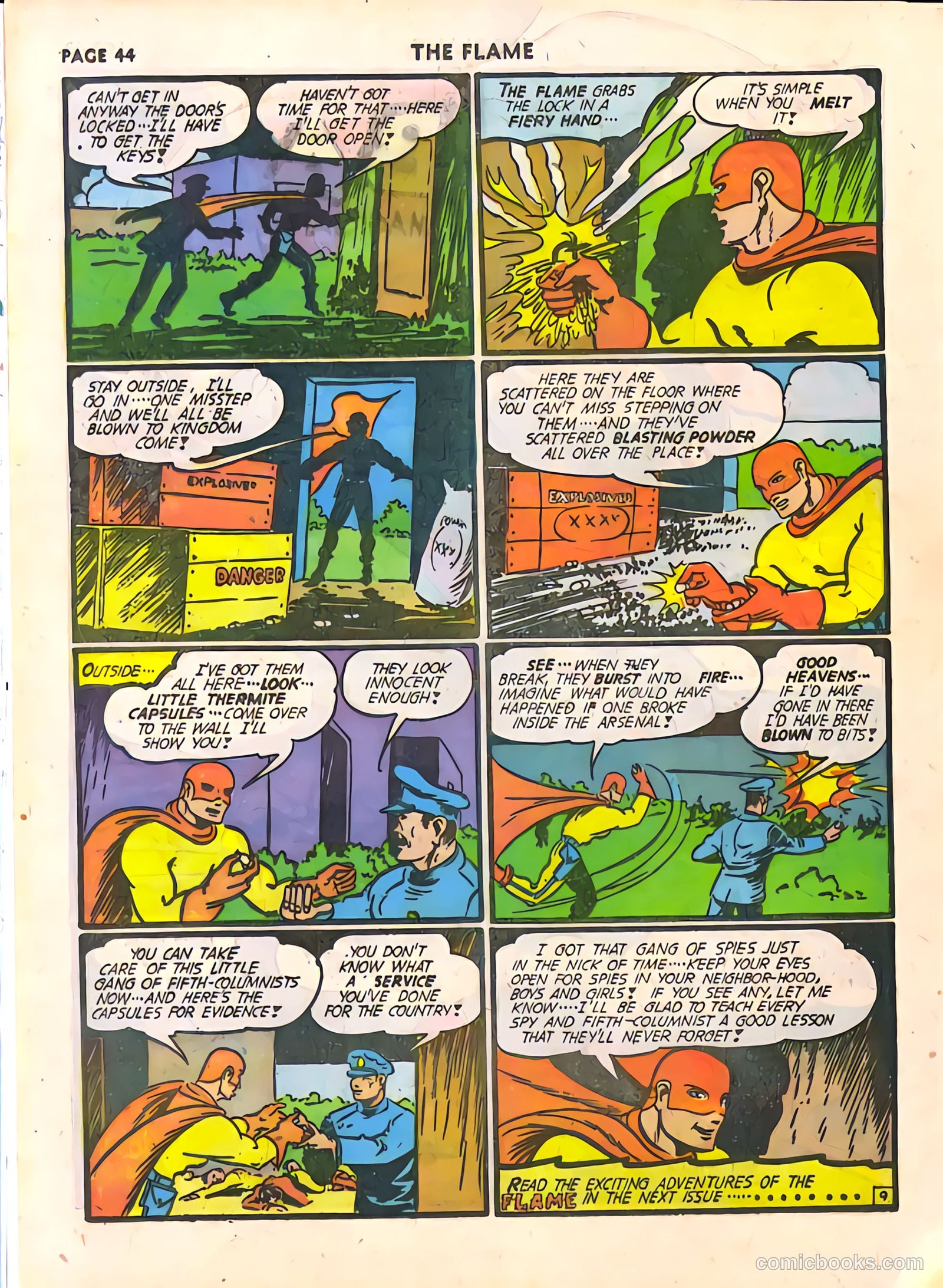 The Flame #5 (1941) — page 45 of 67