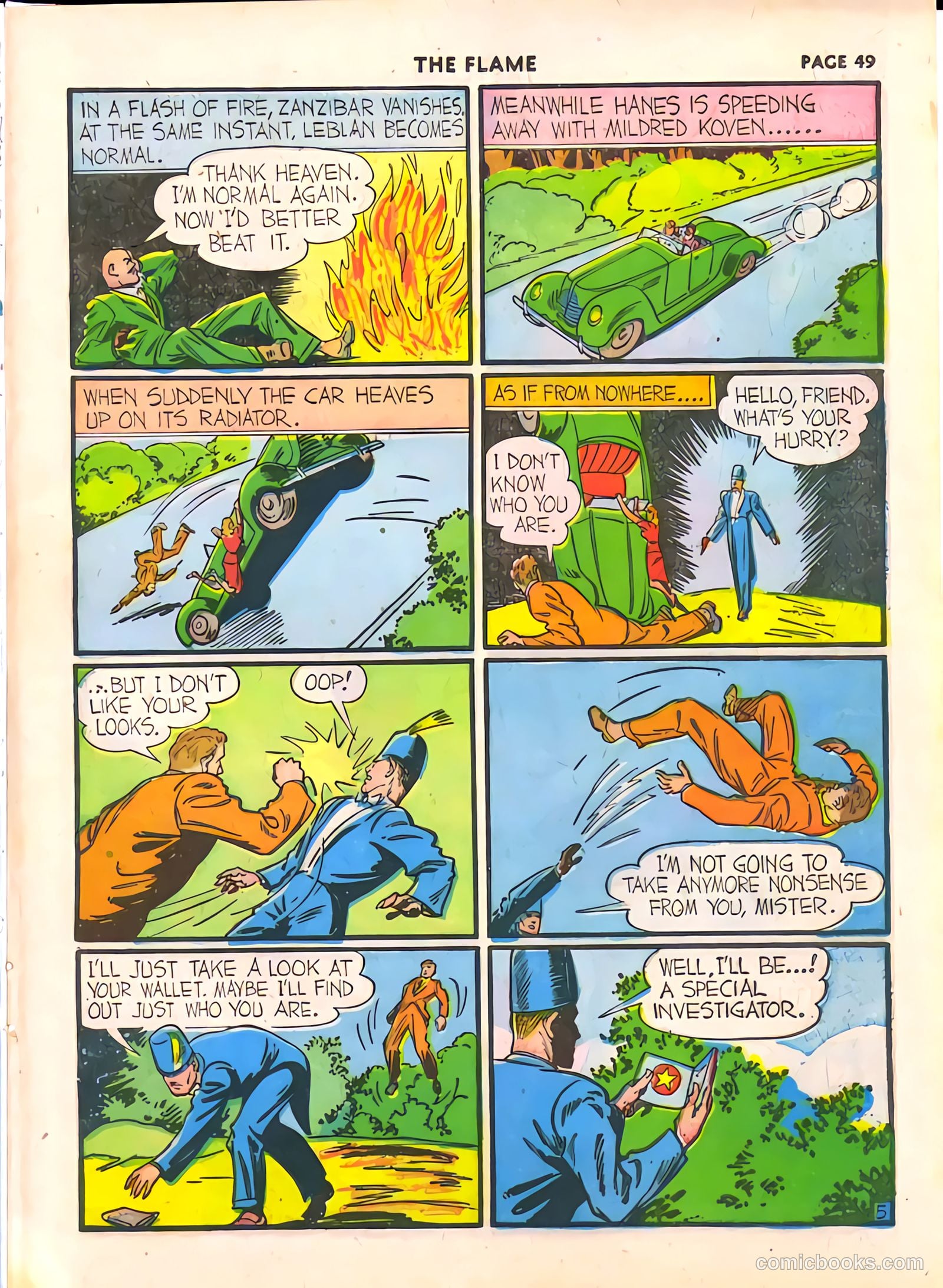 The Flame #5 (1941) — page 50 of 67