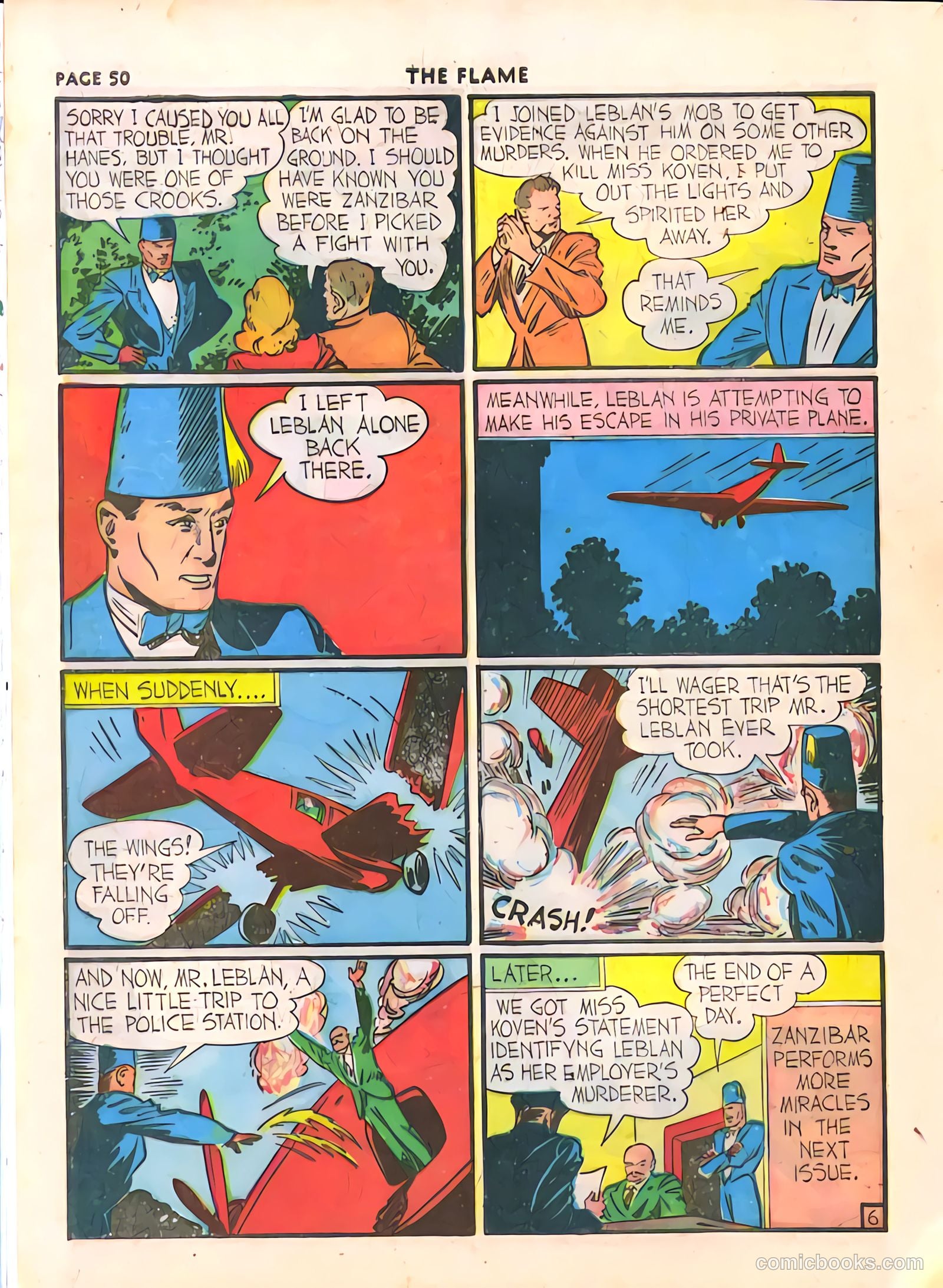 The Flame #5 (1941) — page 51 of 67