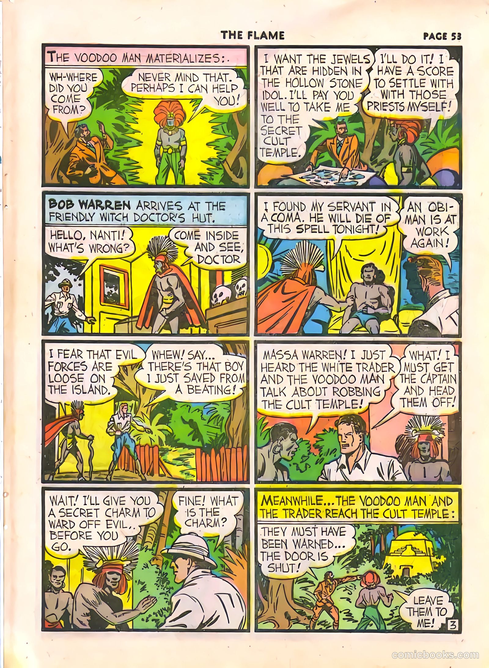 The Flame #5 (1941) — page 54 of 67