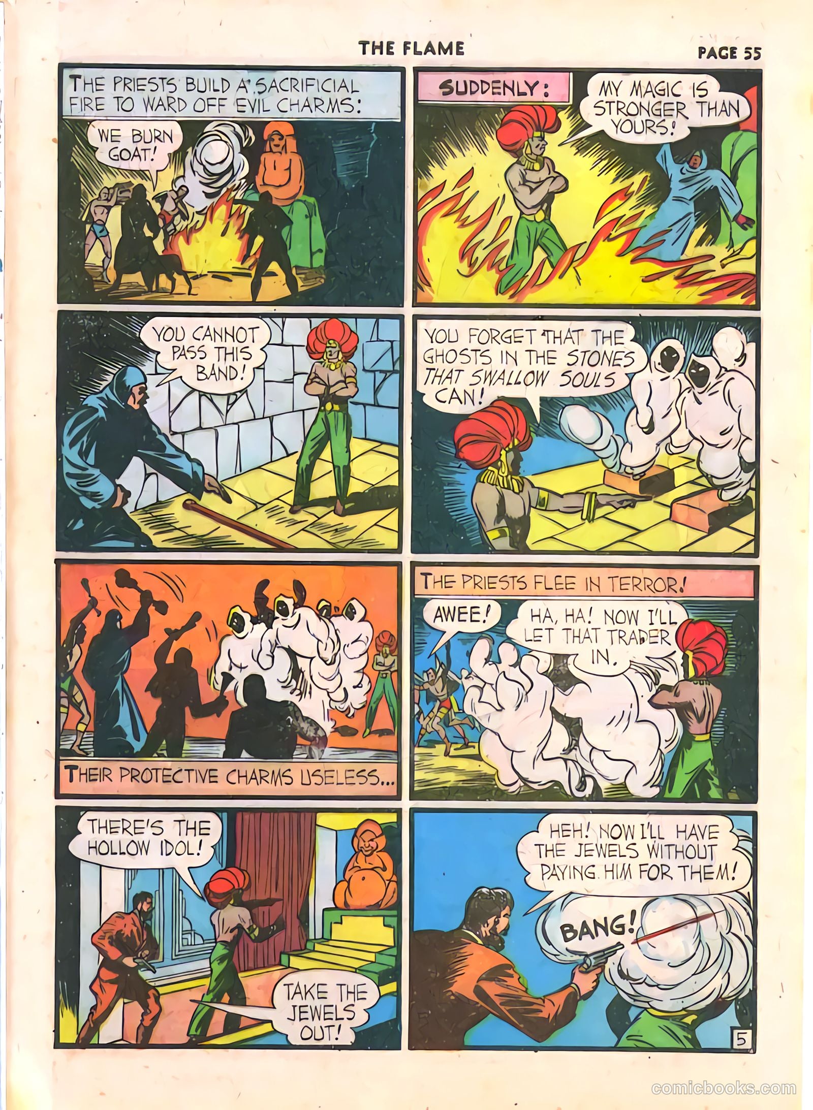 The Flame #5 (1941) — page 56 of 67