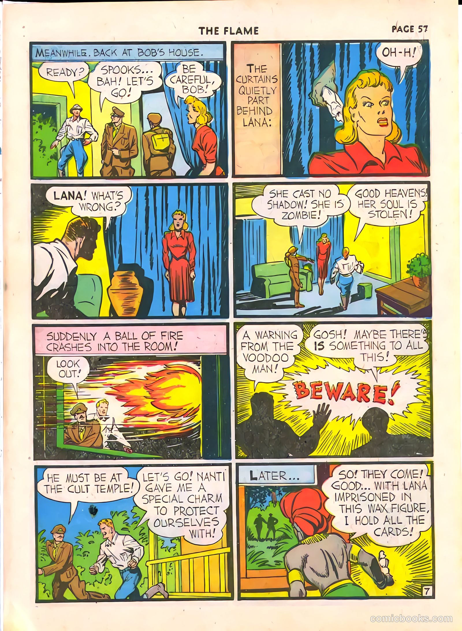 The Flame #5 (1941) — page 58 of 67