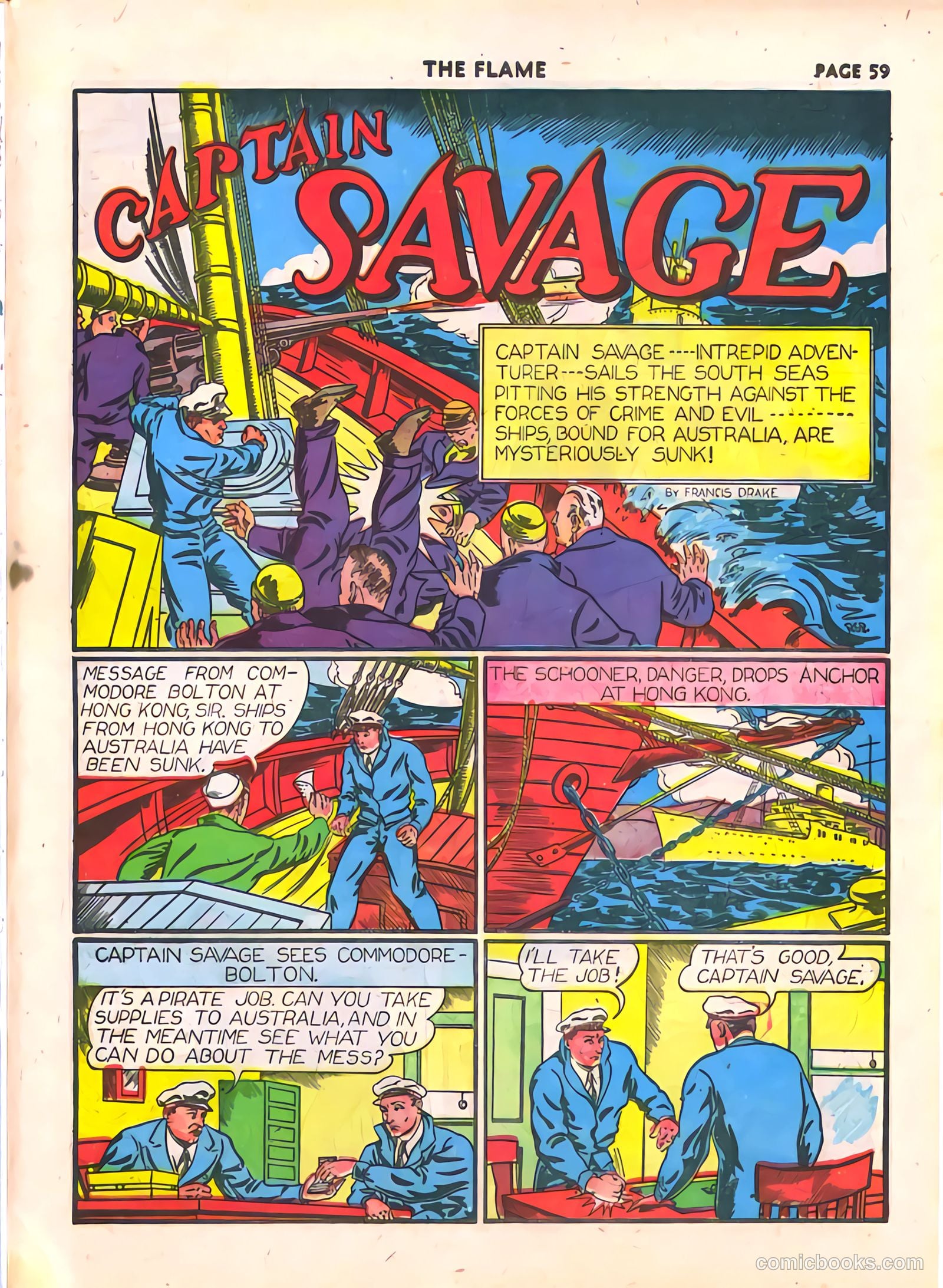 The Flame #5 (1941) — page 60 of 67