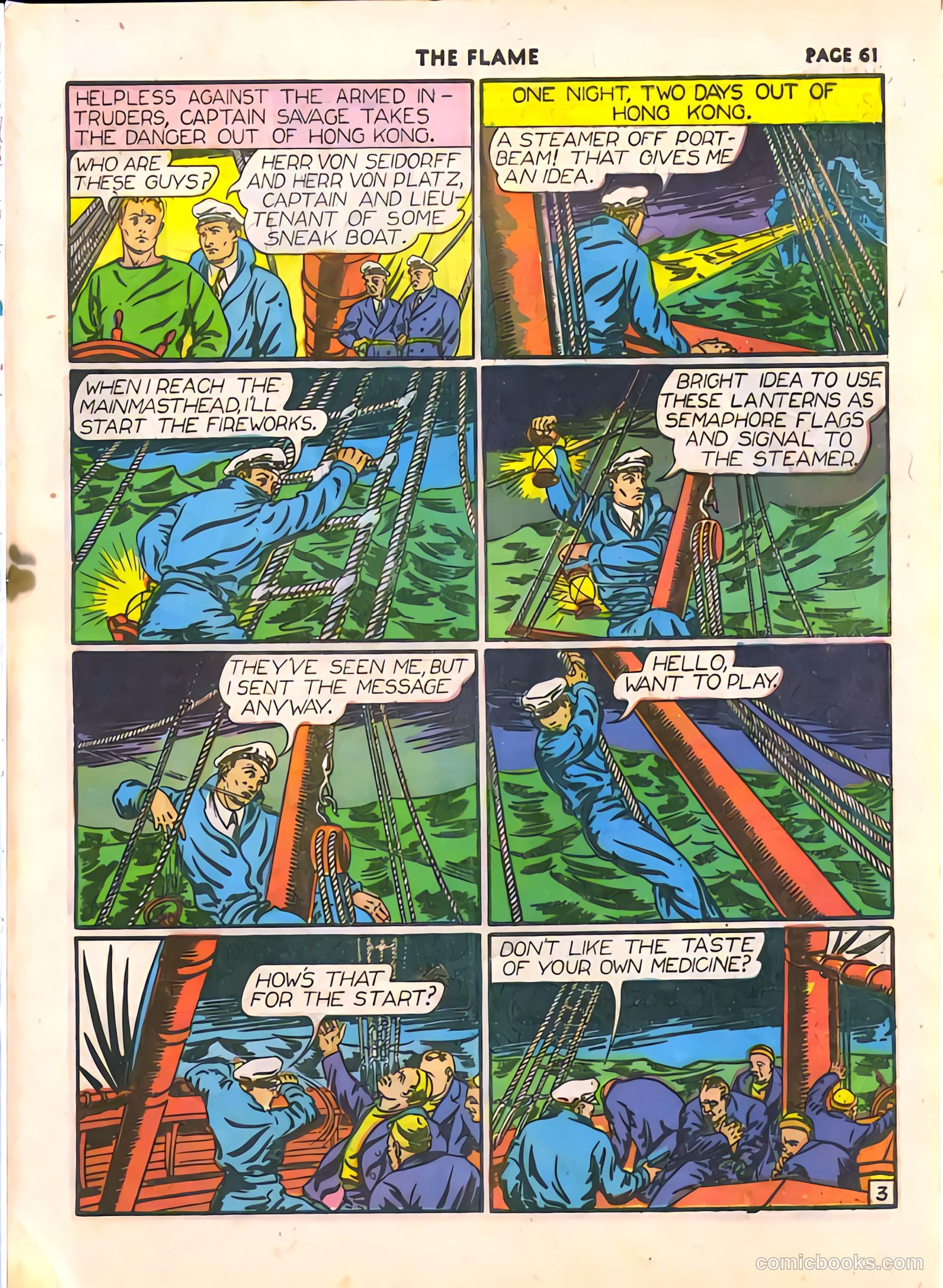 The Flame #5 (1941) — page 62 of 67