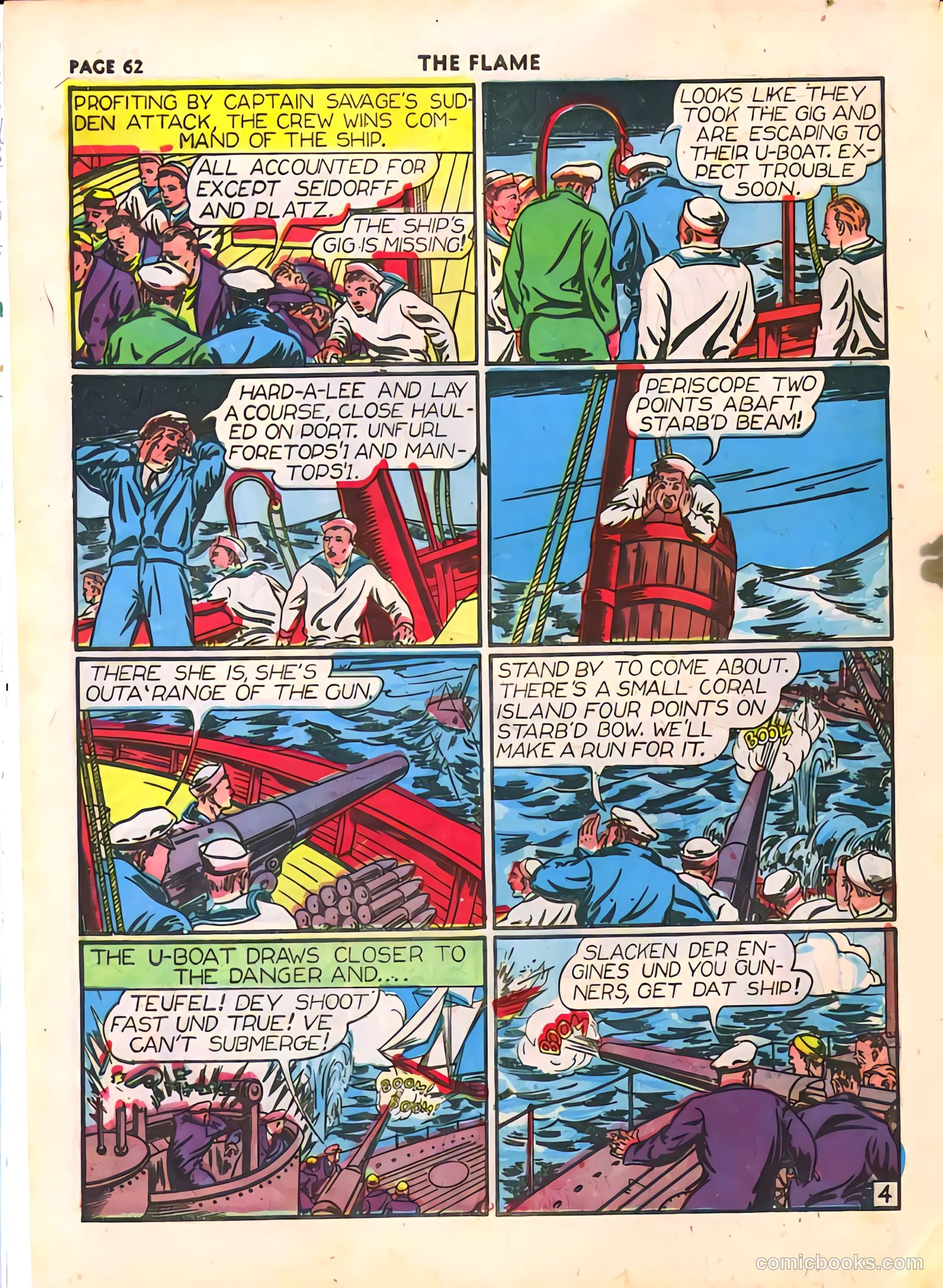 The Flame #5 (1941) — page 63 of 67