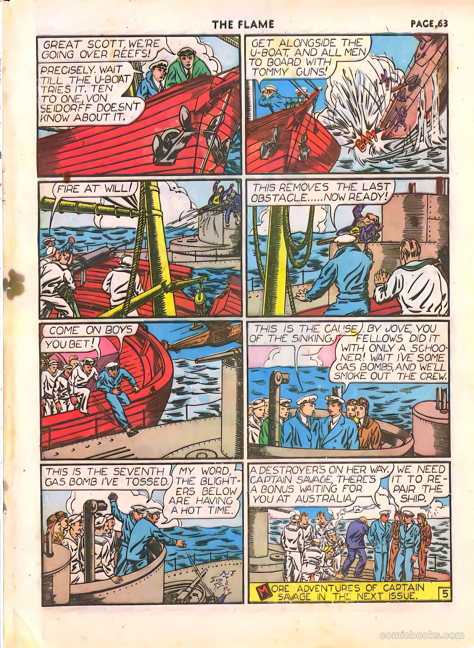 The Flame #5 (1941) — page 64 of 67