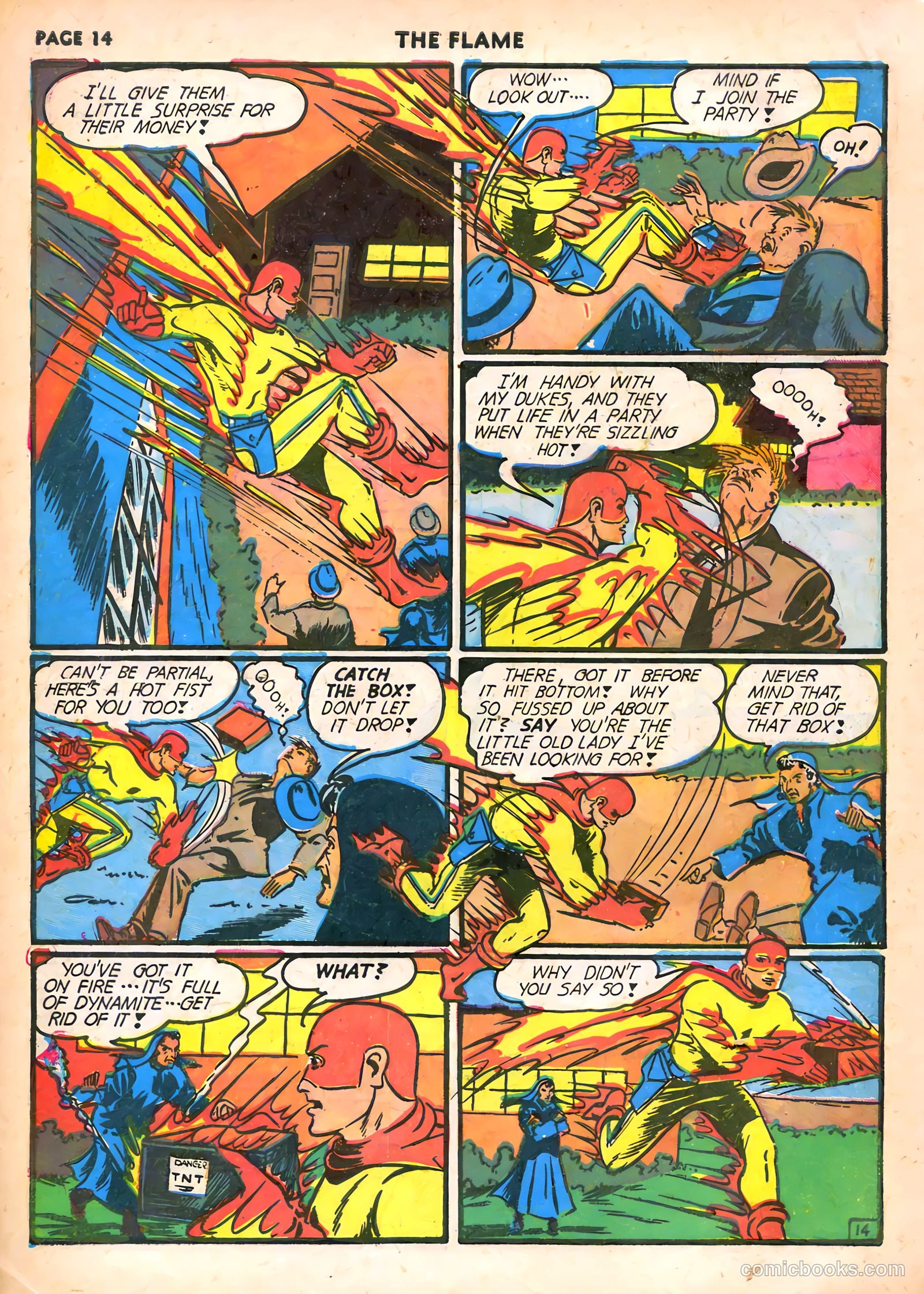 The Flame #6 (1941) — page 16 of 68