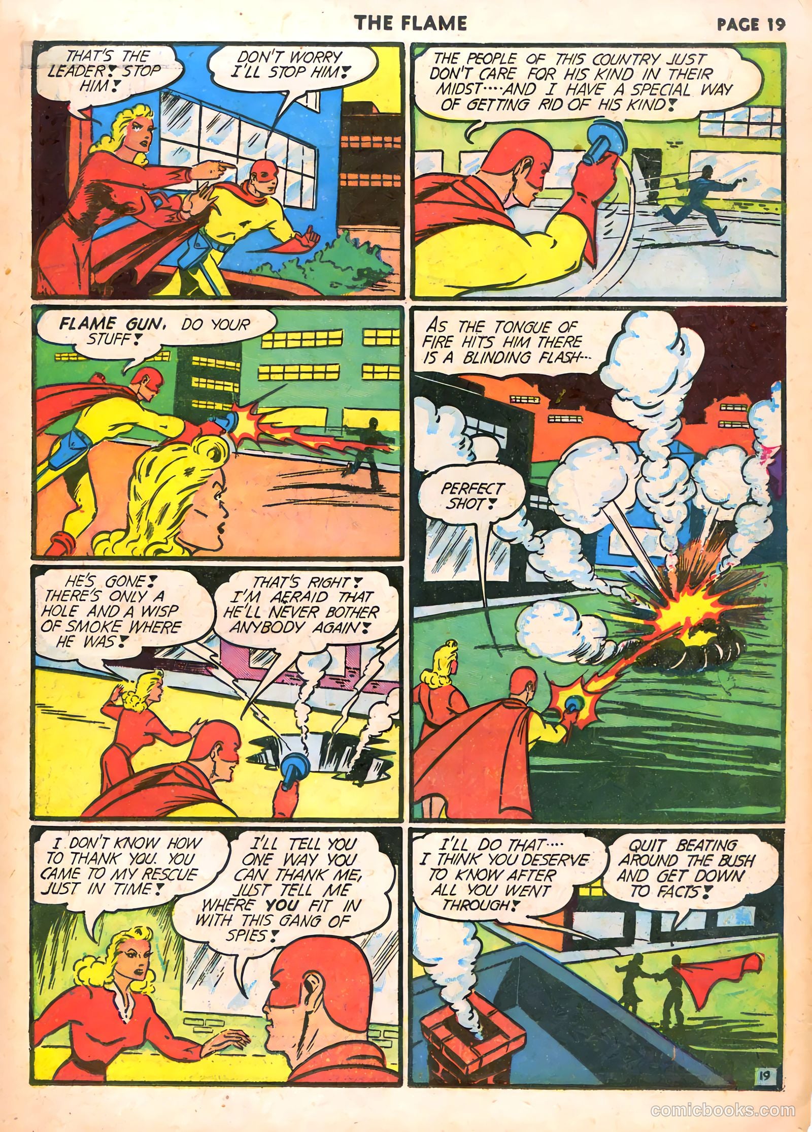 The Flame #6 (1941) — page 21 of 68