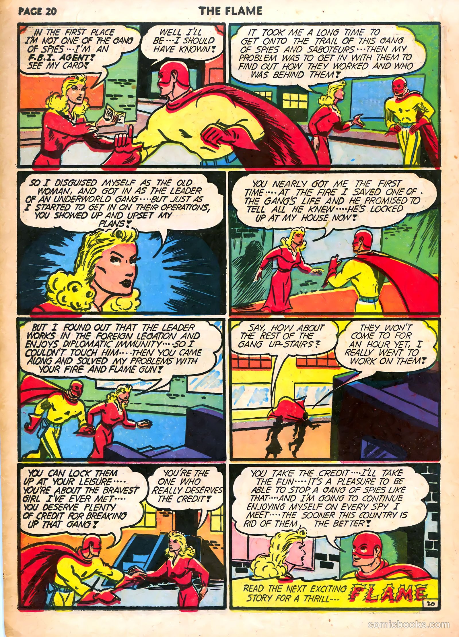 The Flame #6 (1941) — page 22 of 68