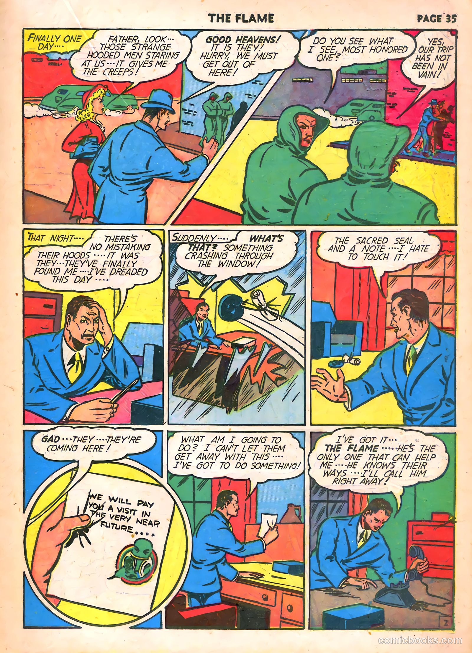 The Flame #6 (1941) — page 37 of 68