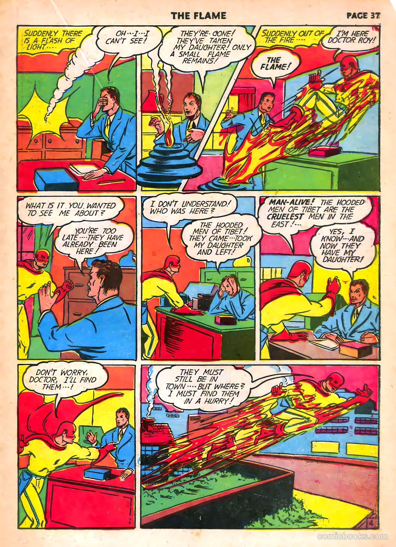 The Flame #6 (1941) — page 39 of 68