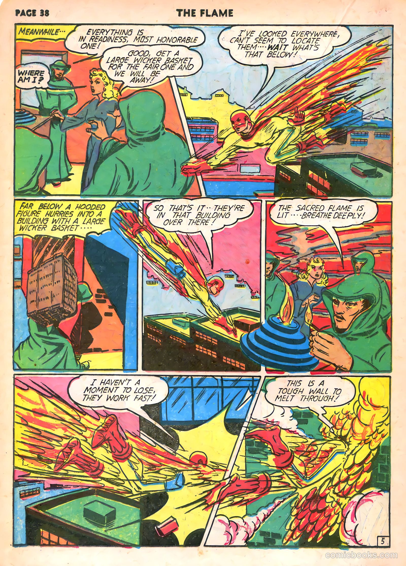 The Flame #6 (1941) — page 40 of 68