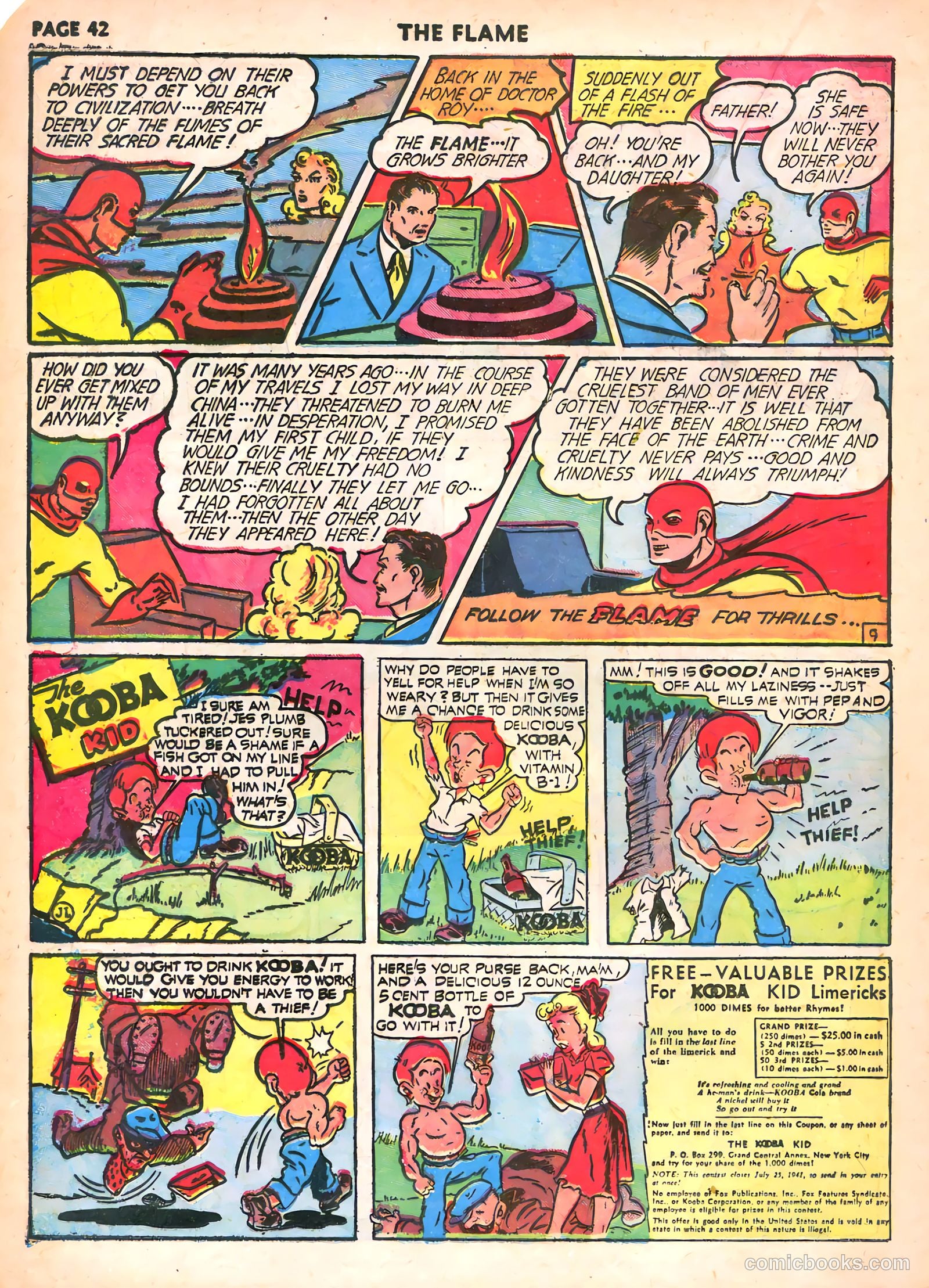 The Flame #6 (1941) — page 44 of 68