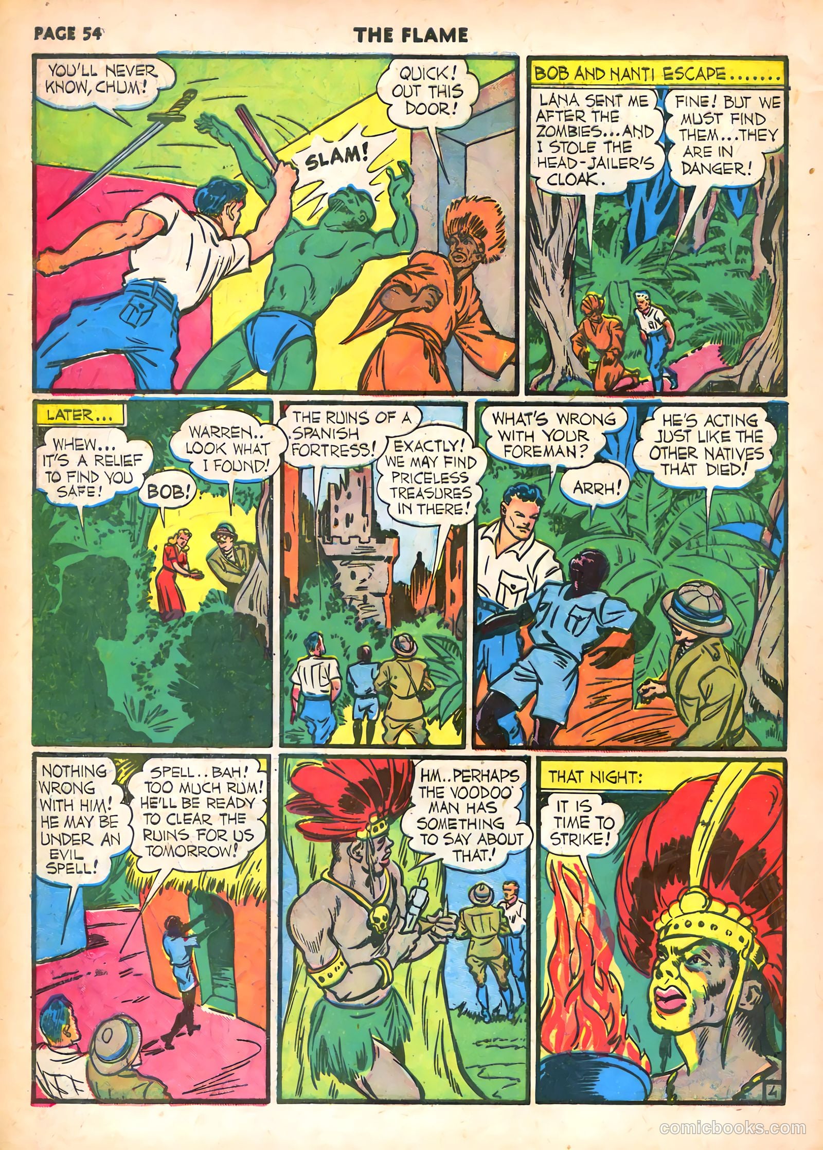 The Flame #6 (1941) — page 56 of 68
