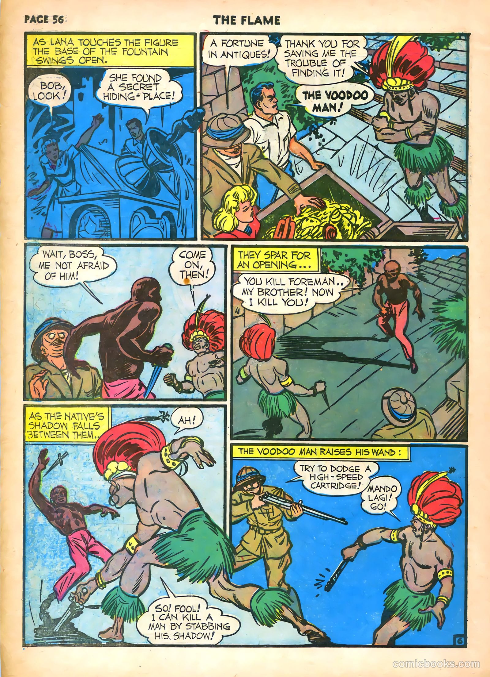 The Flame #6 (1941) — page 58 of 68