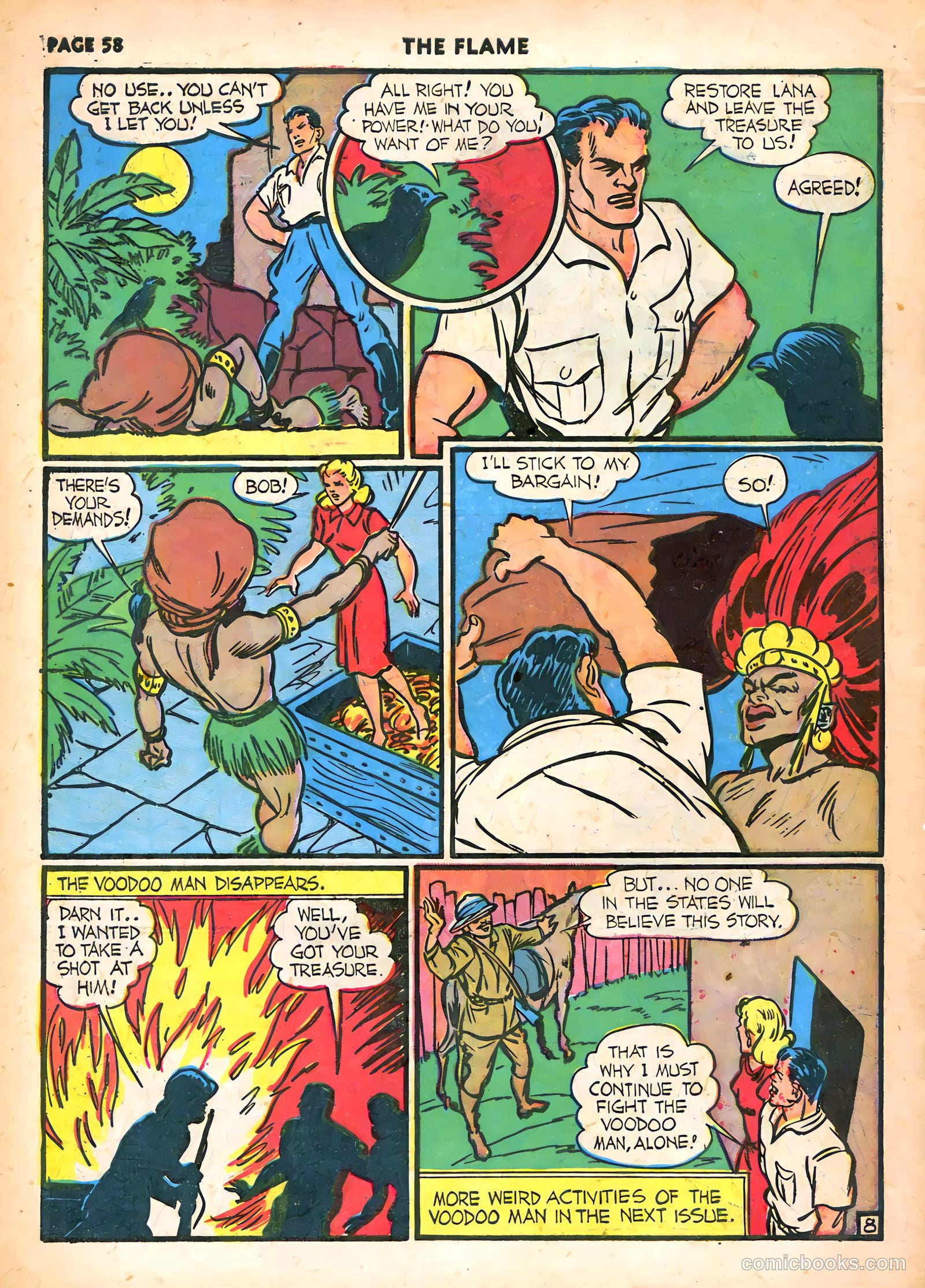 The Flame #6 (1941) — page 60 of 68