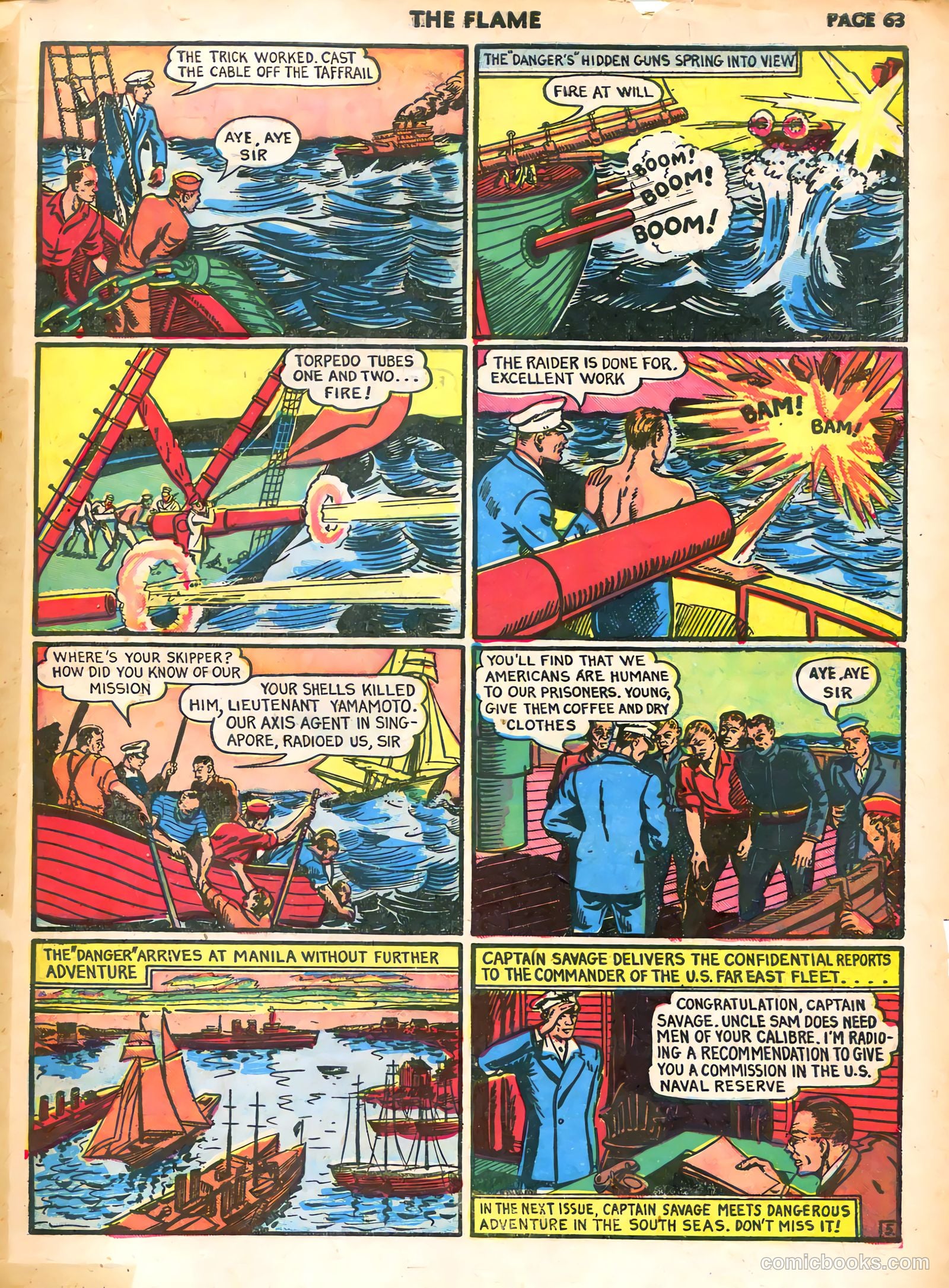 The Flame #6 (1941) — page 65 of 68