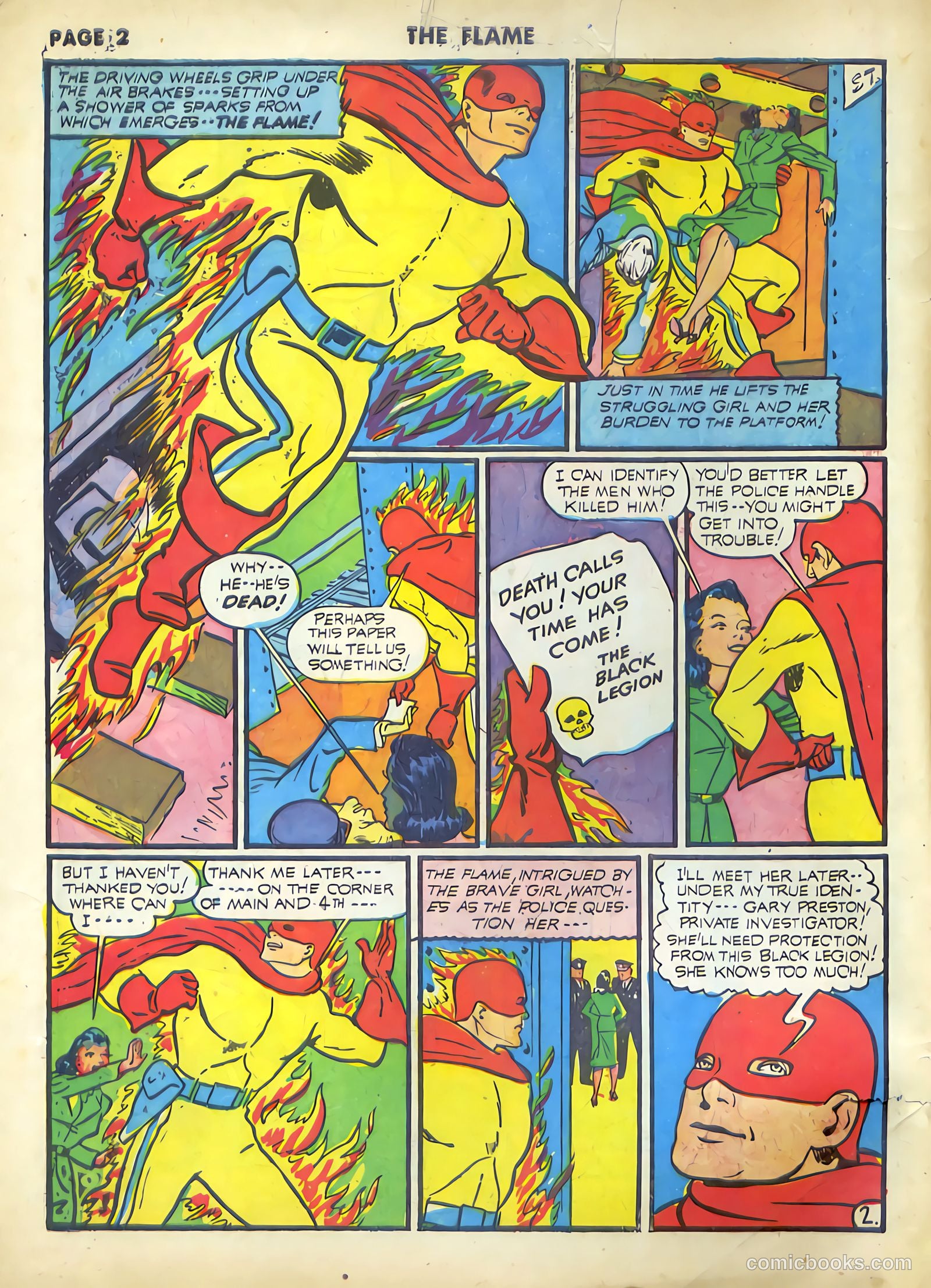 The Flame #7 (1941) — page 3 of 66