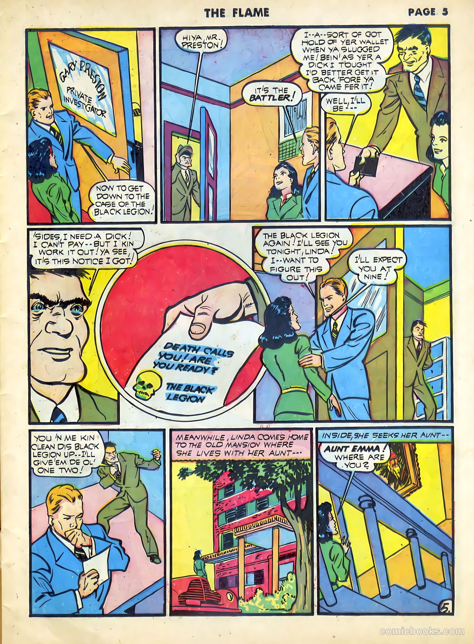 The Flame #7 (1941) — page 6 of 66