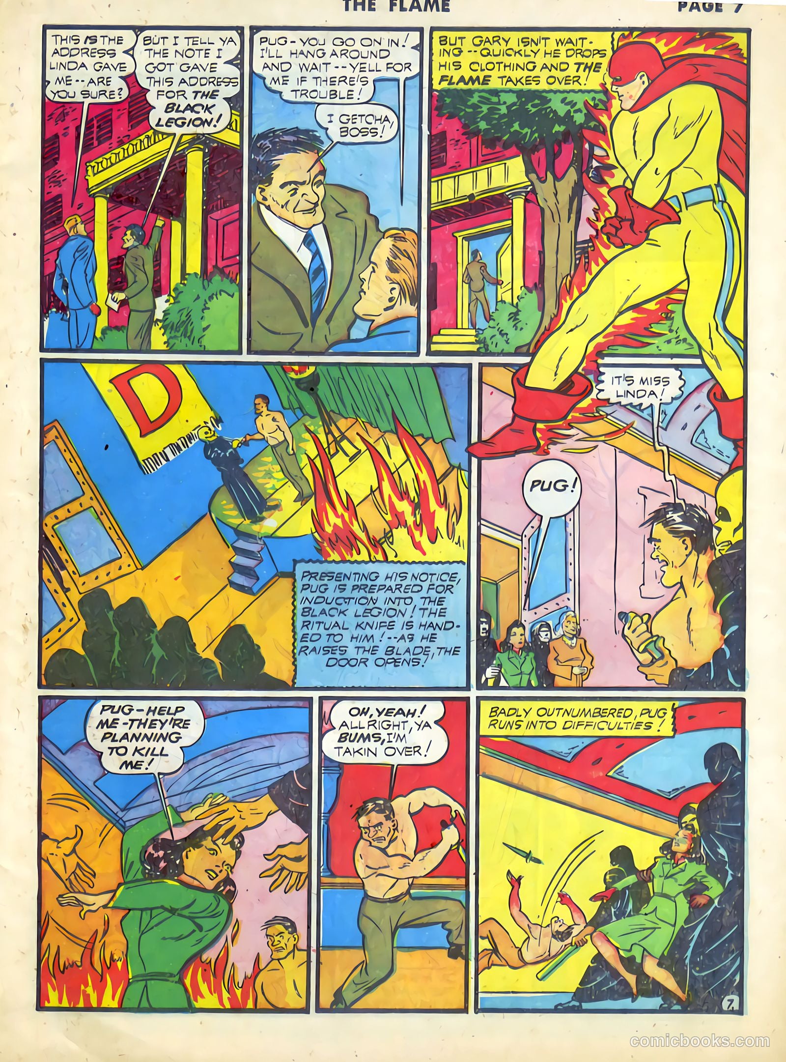 The Flame #7 (1941) — page 8 of 66