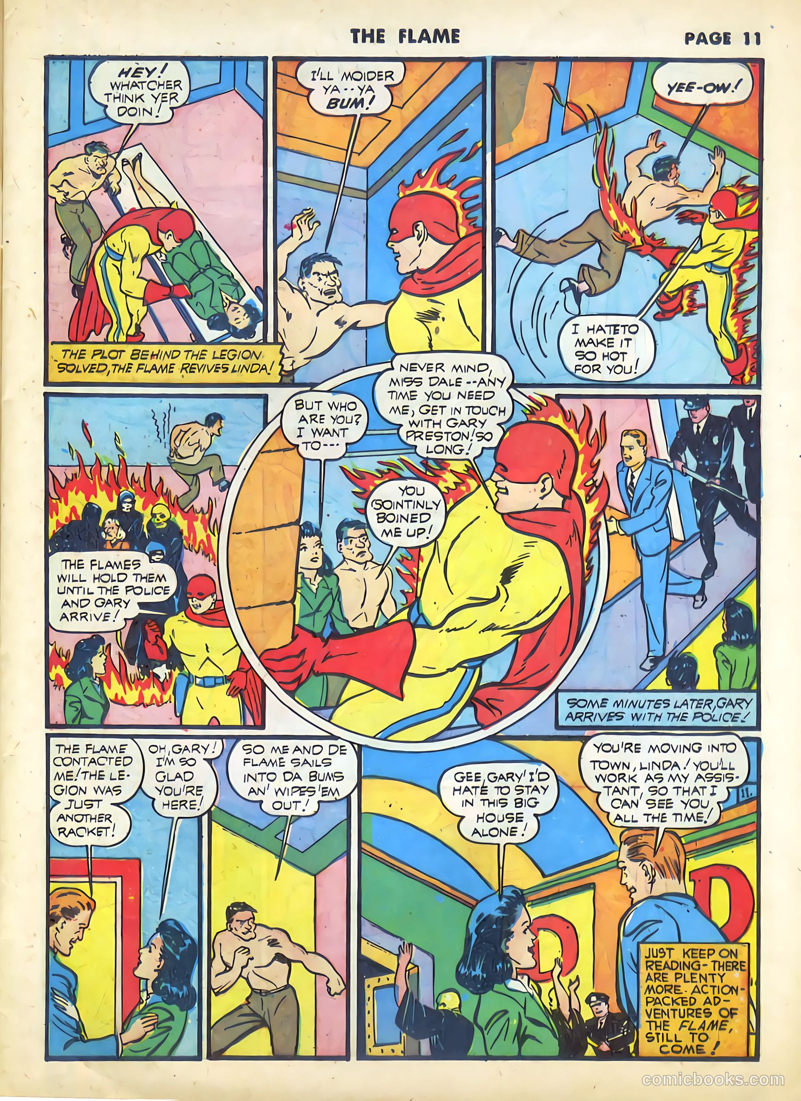 The Flame #7 (1941) — page 12 of 66