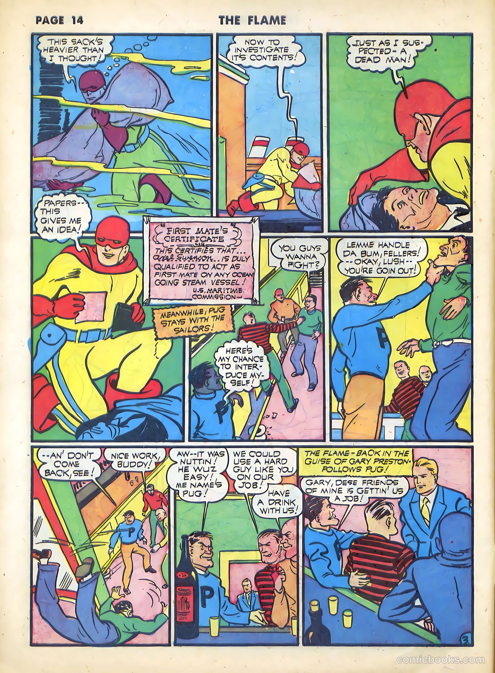 The Flame #7 (1941) — page 15 of 66