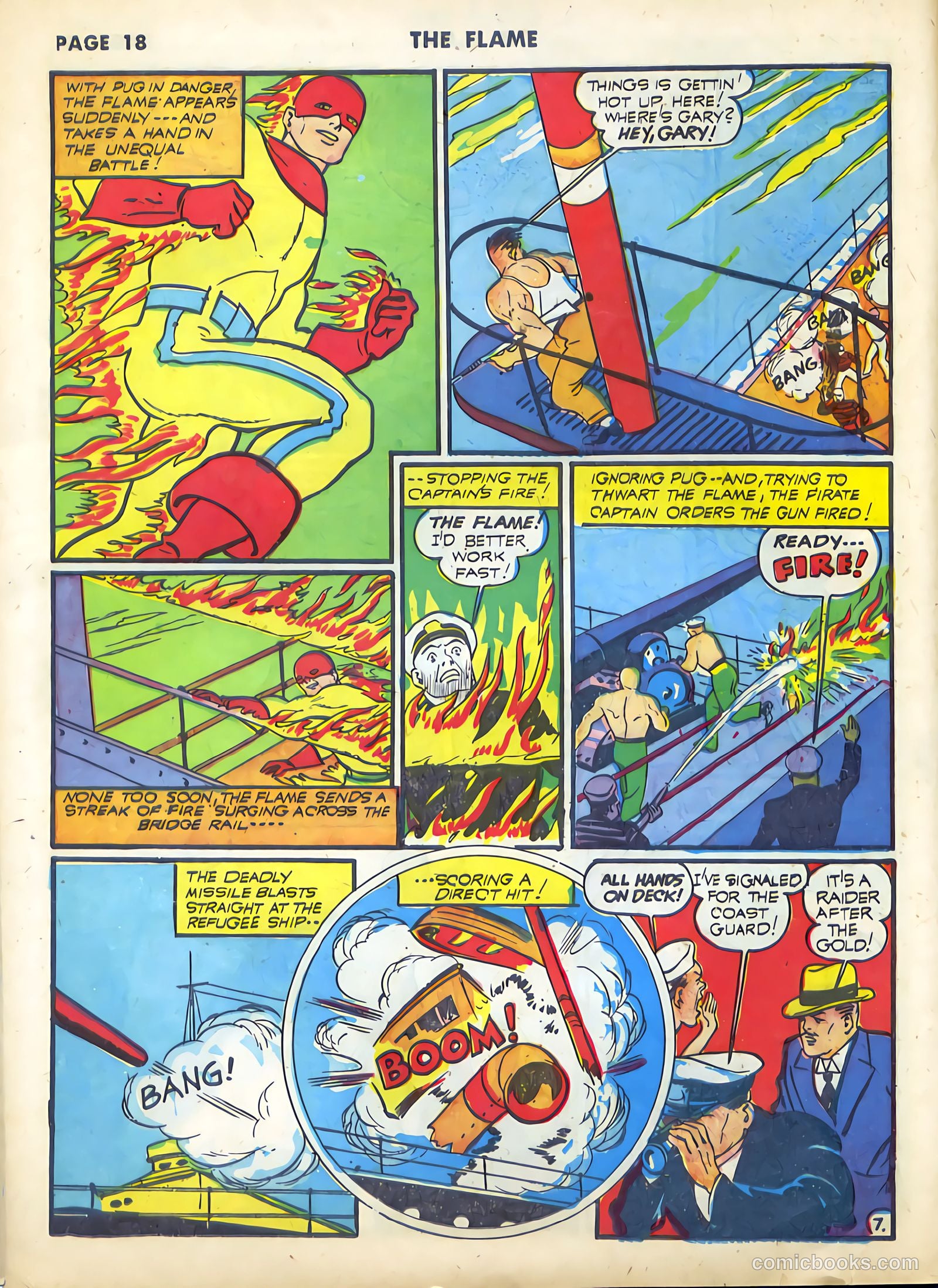 The Flame #7 (1941) — page 19 of 66