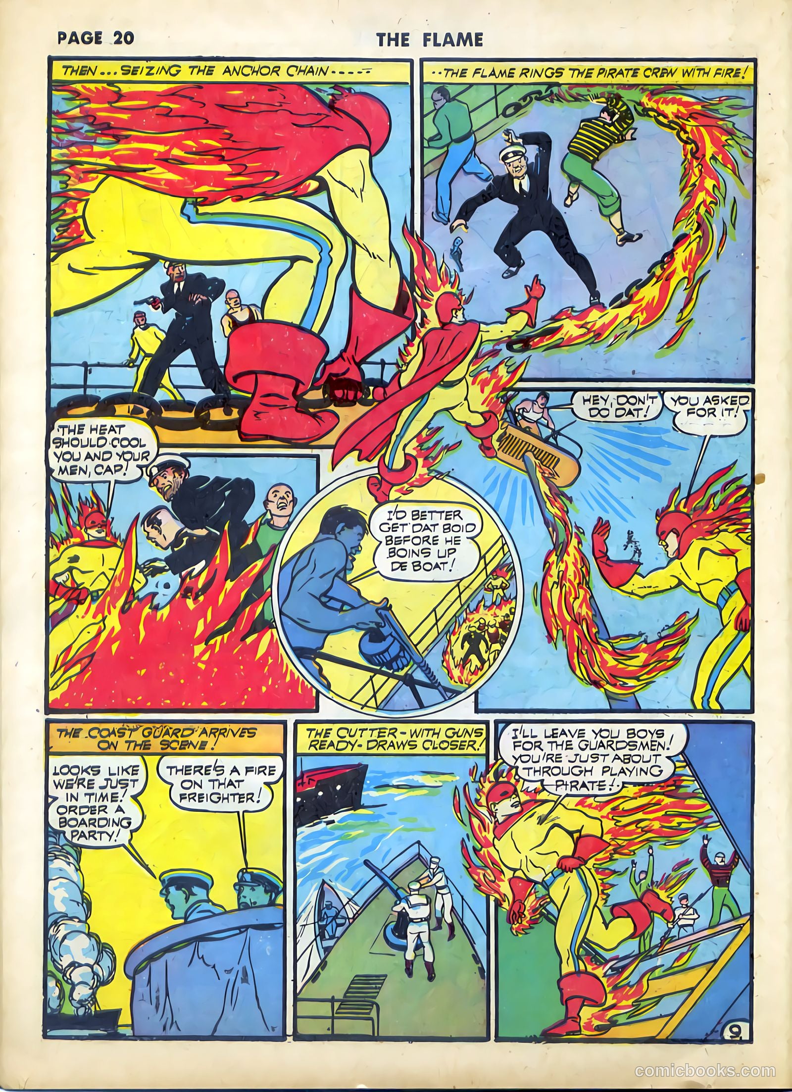The Flame #7 (1941) — page 21 of 66