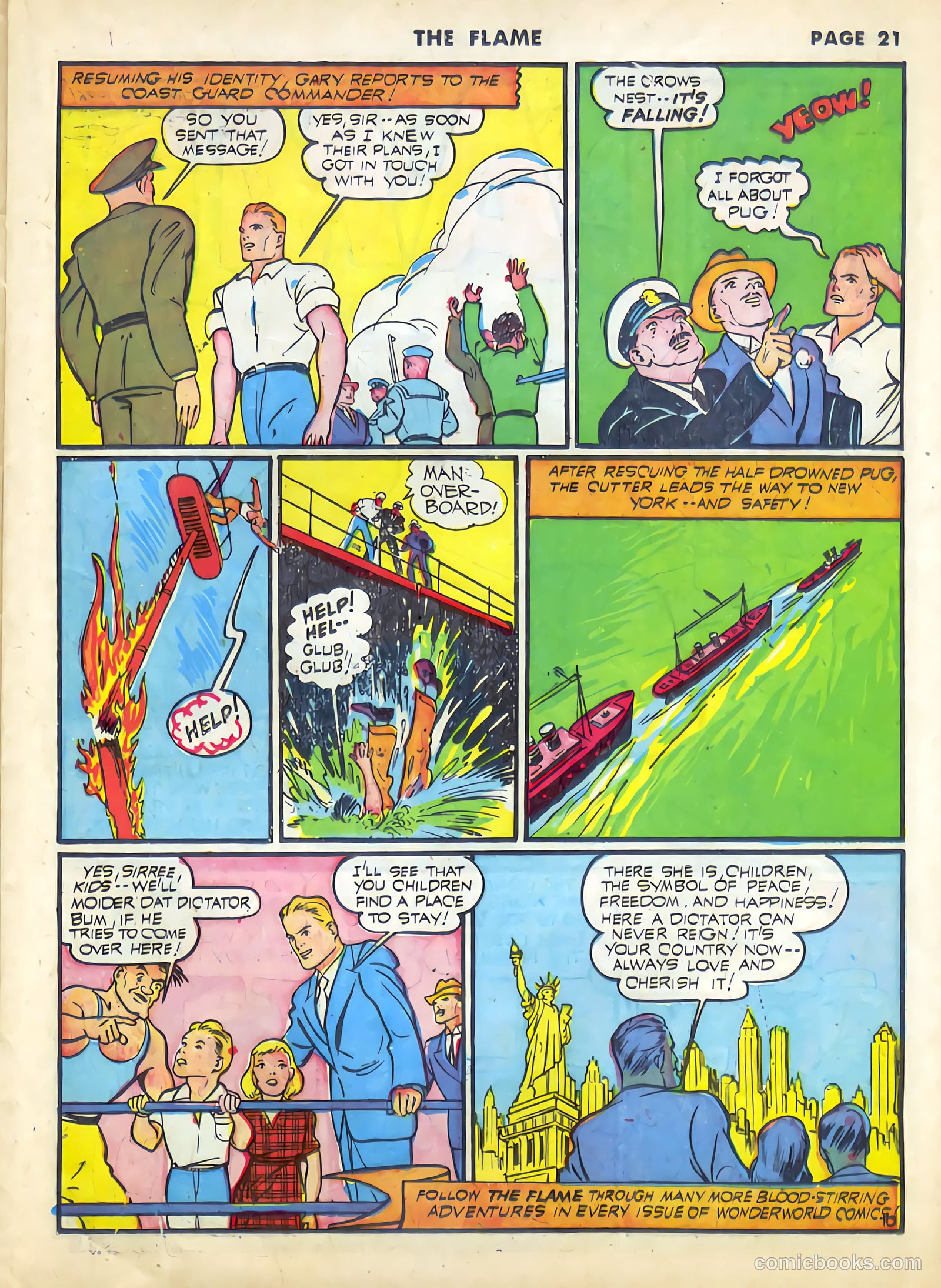 The Flame #7 (1941) — page 22 of 66