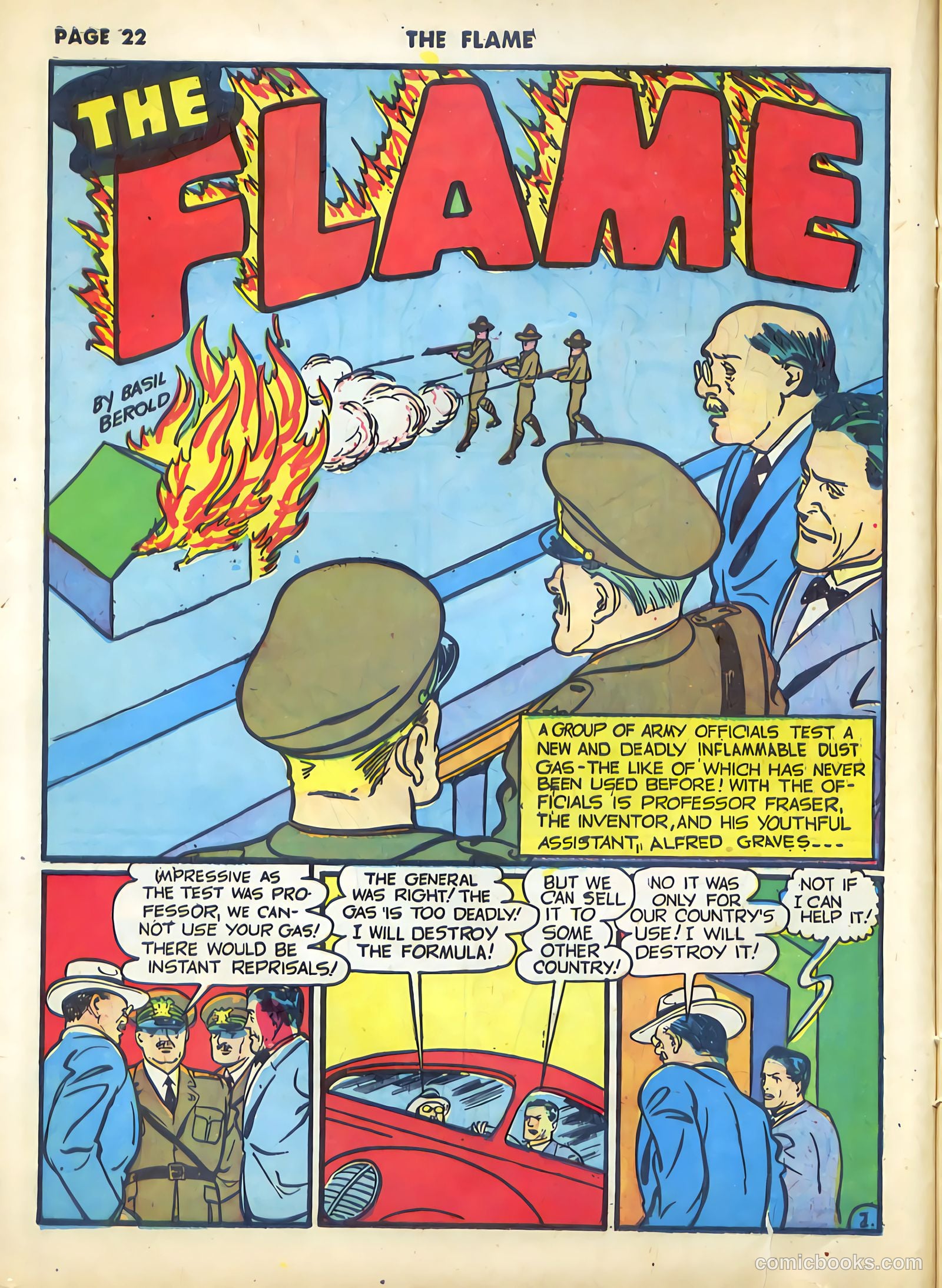 The Flame #7 (1941) — page 23 of 66