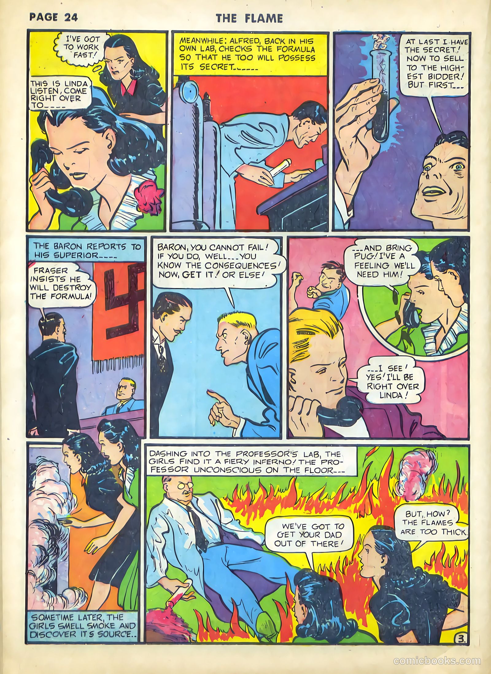 The Flame #7 (1941) — page 25 of 66